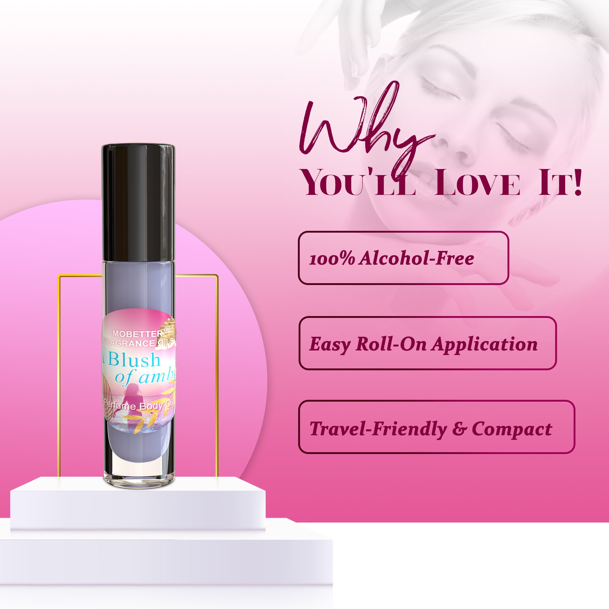 Image of A Blush of Amber Perfume Body Oil