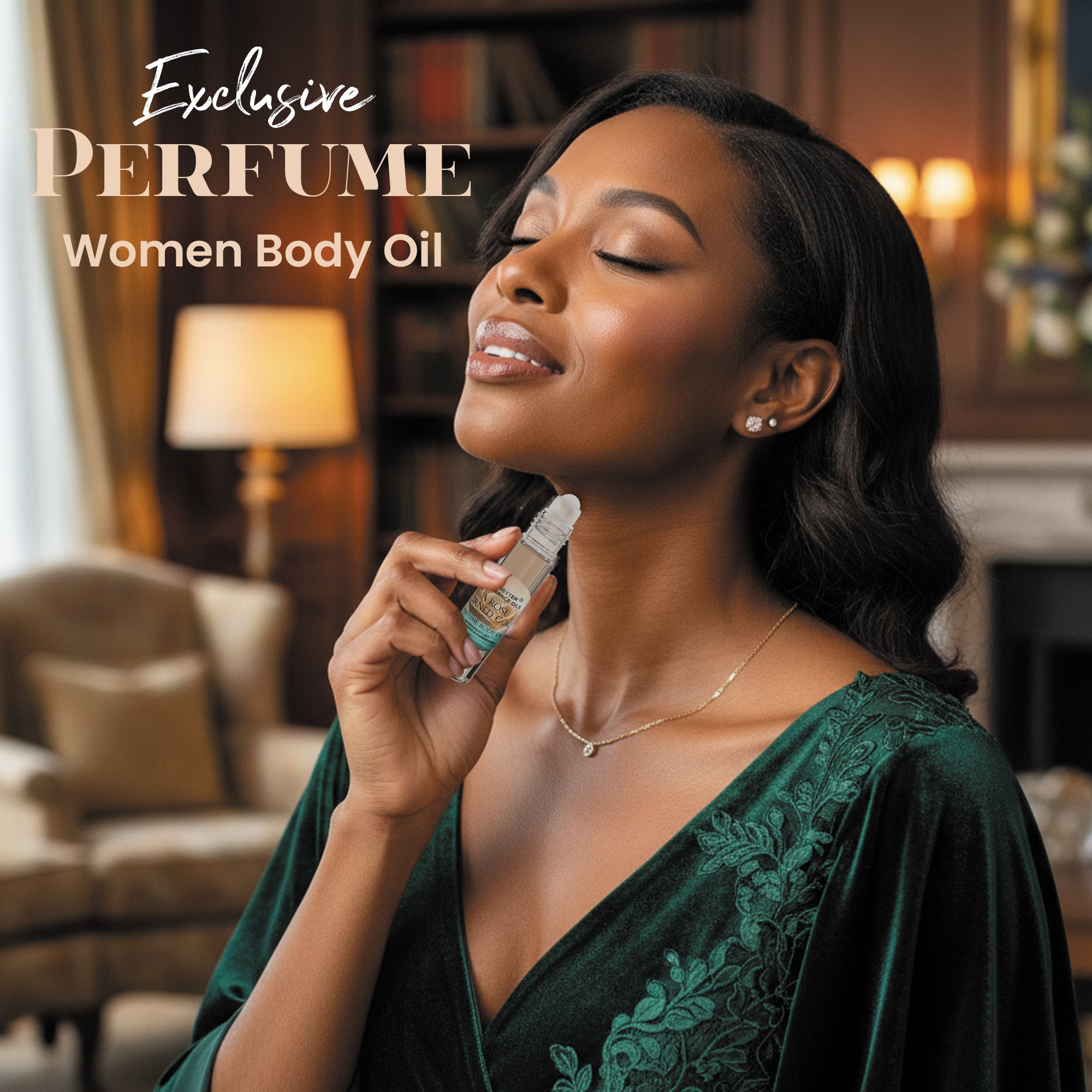 Image of A Rose Turned Gold Perfume Body Oil