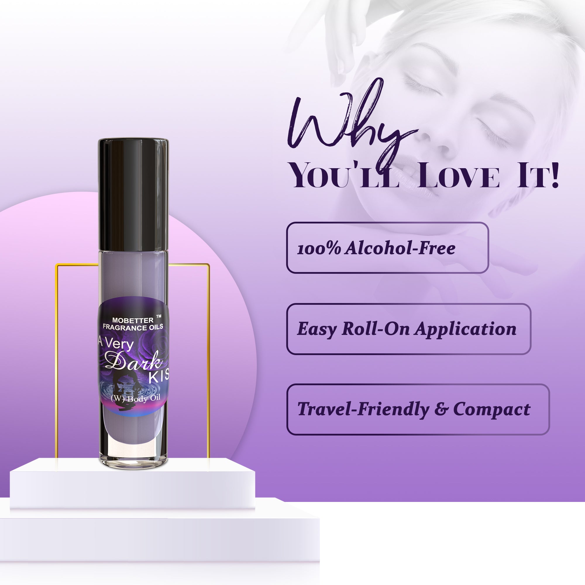 Image of A Very Dark Kiss Perfume Body Oil