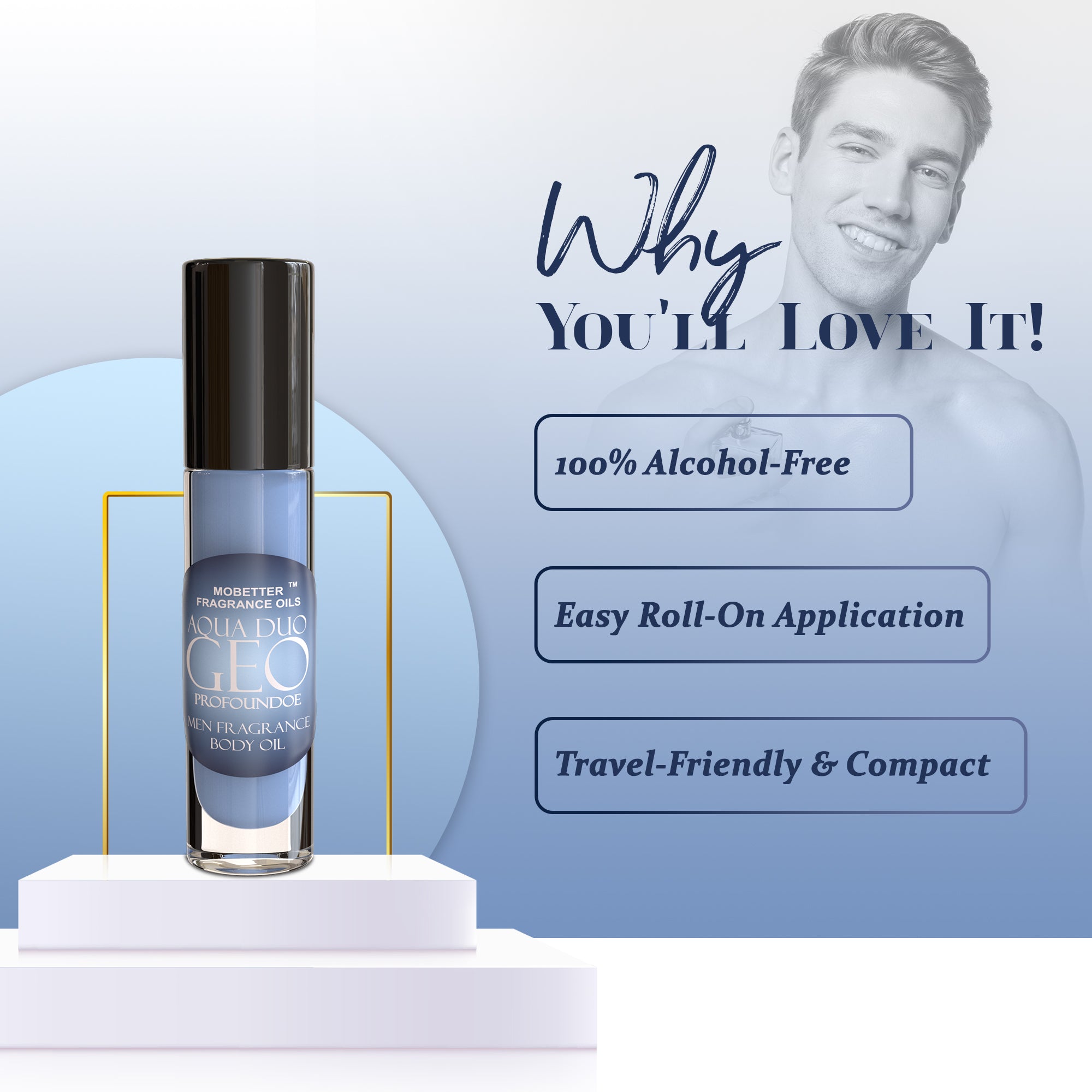 Image of Aqua Duo Geo Profoundoe Perfume Body Oil