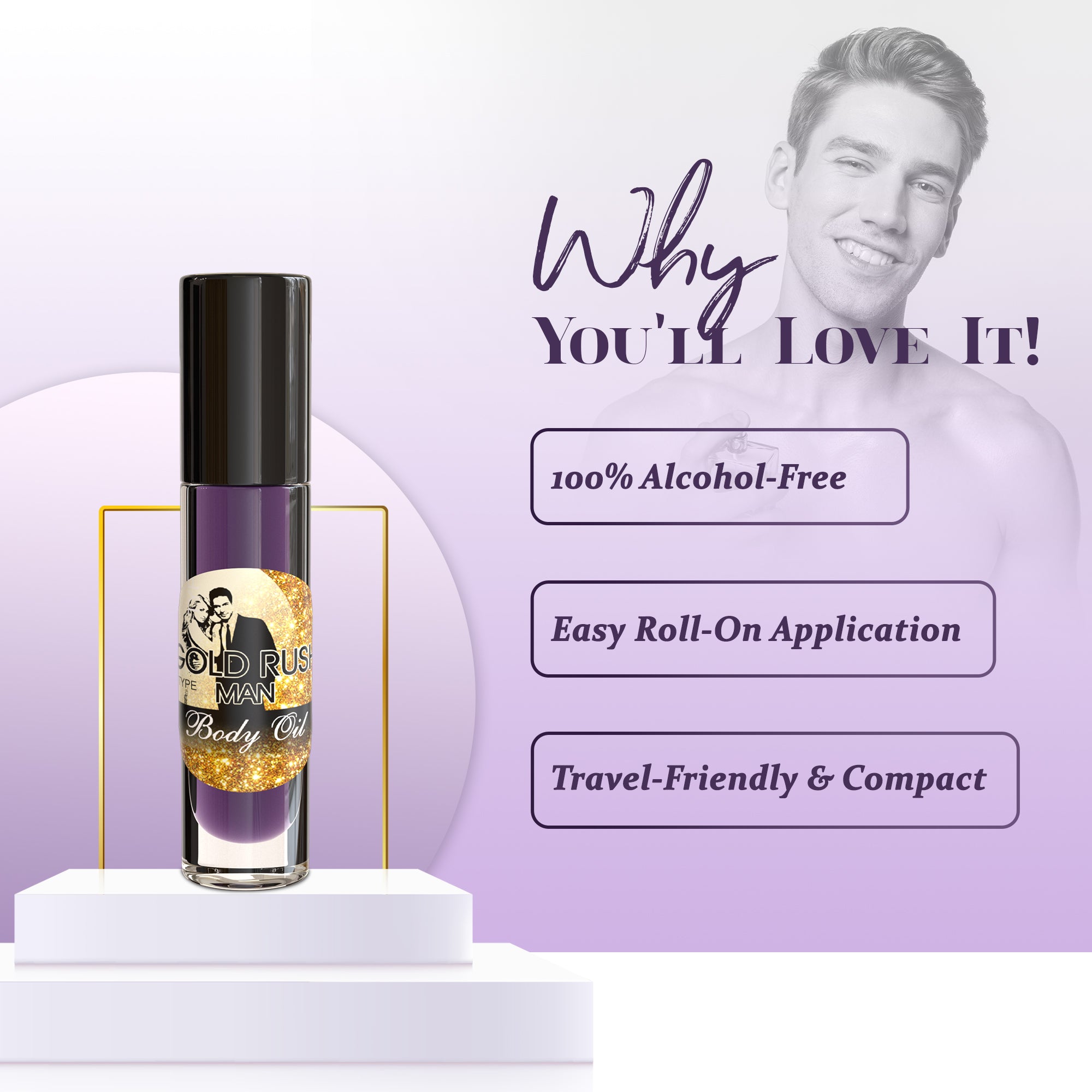 Image of Gold Rush Type Perfume Body Oil