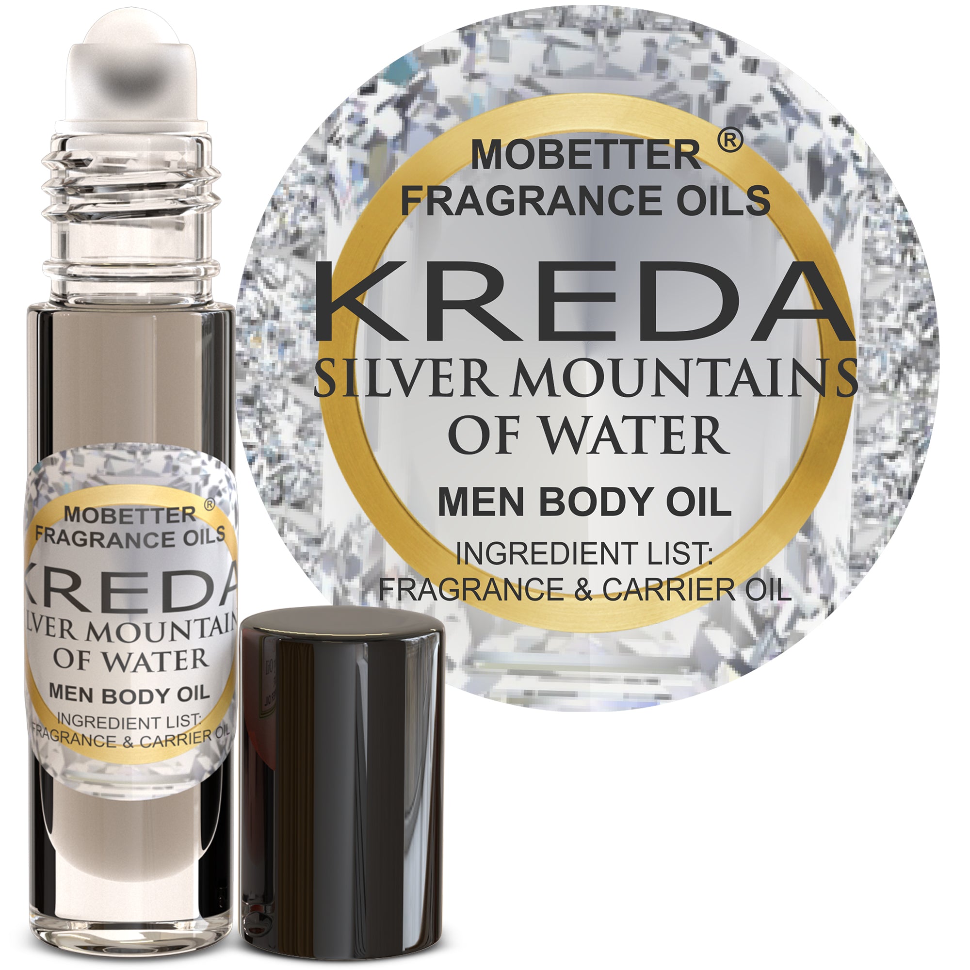 Image of Kreda Silver Mountains of Water Perfume Body Oil