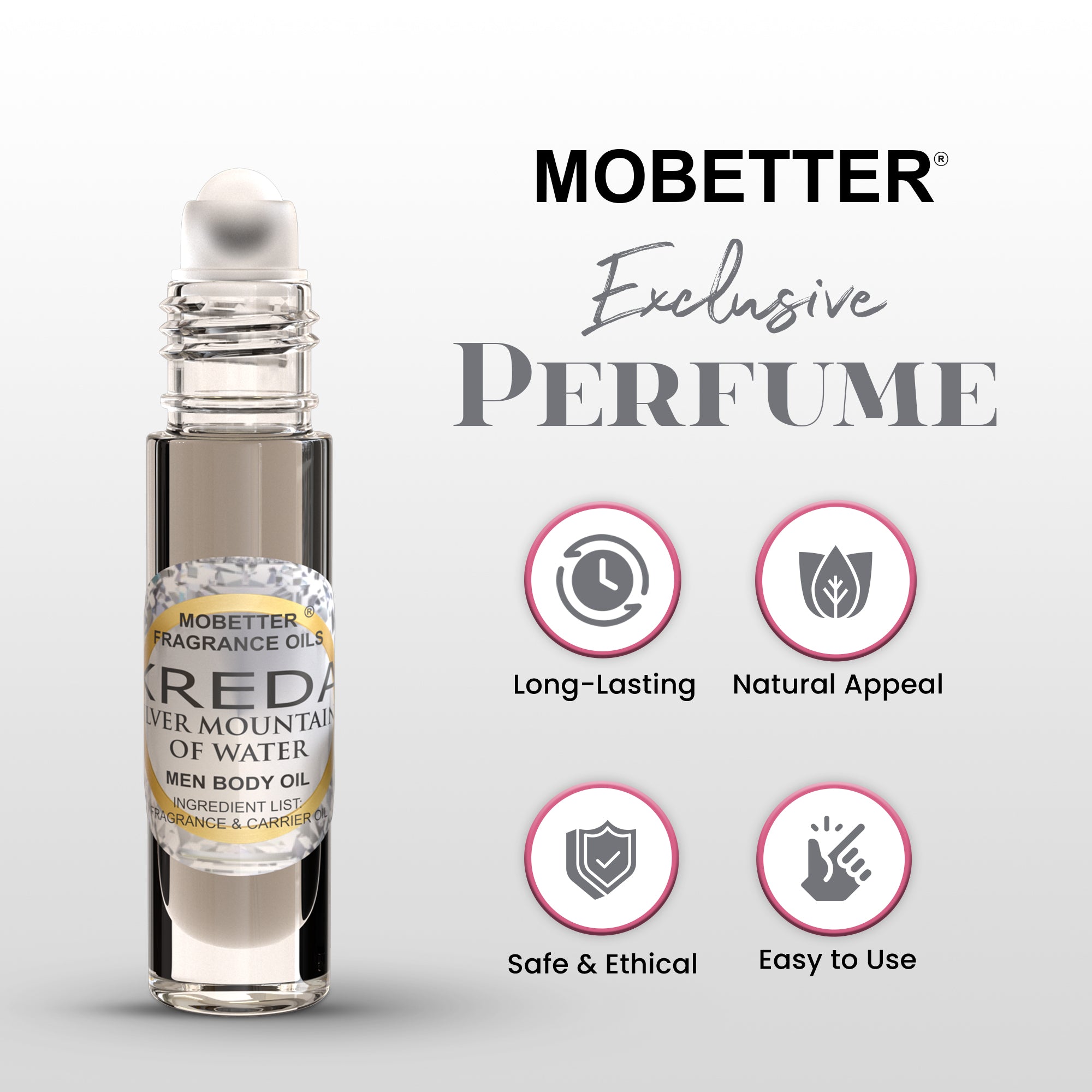 Image of Kreda Silver Mountains of Water Perfume Body Oil