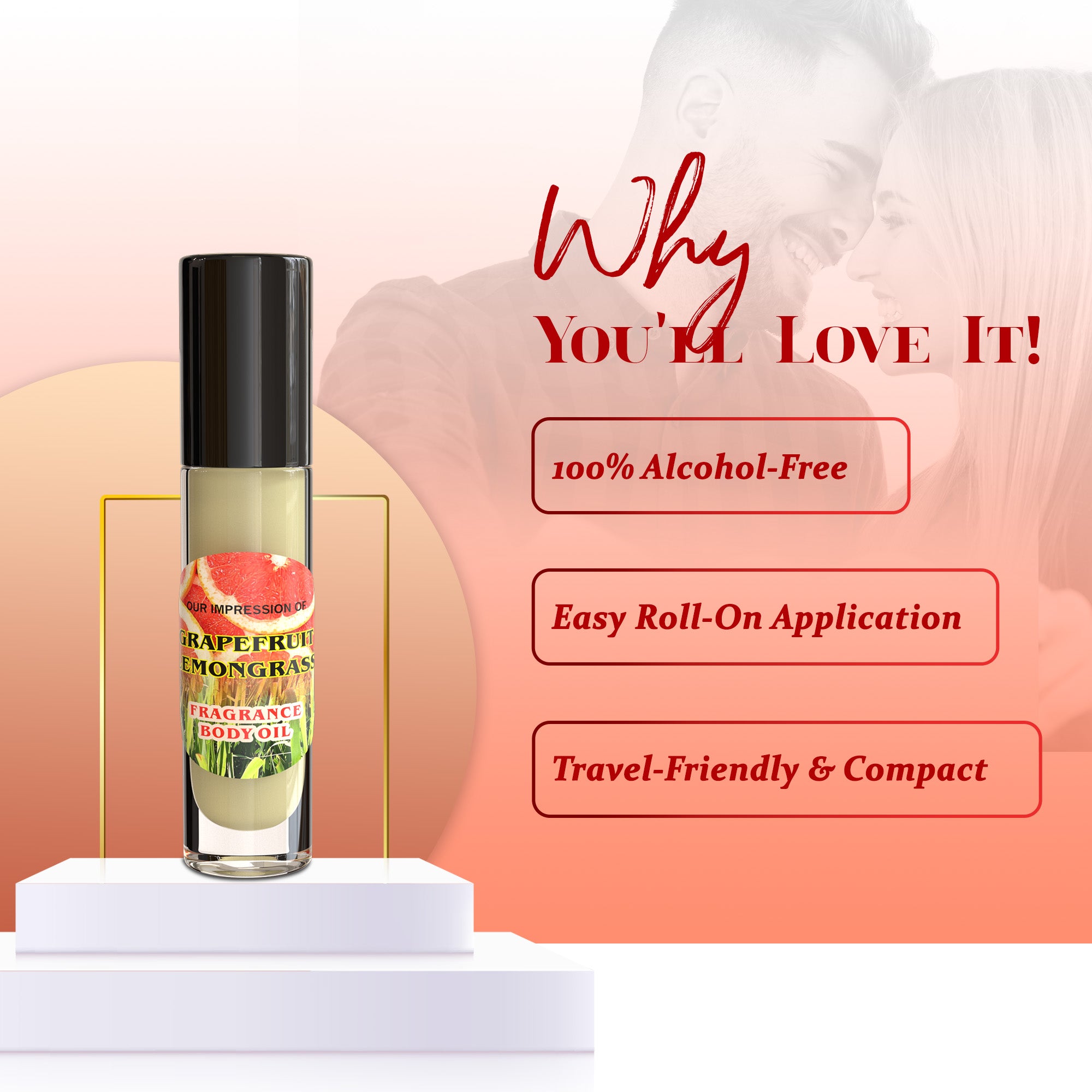 Image of Grapefruit Lemongrass Perfume Body Oil