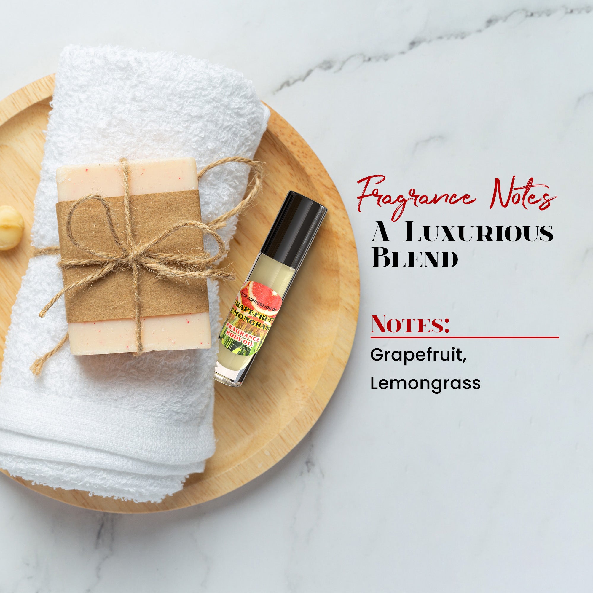 Image of Grapefruit Lemongrass Perfume Body Oil