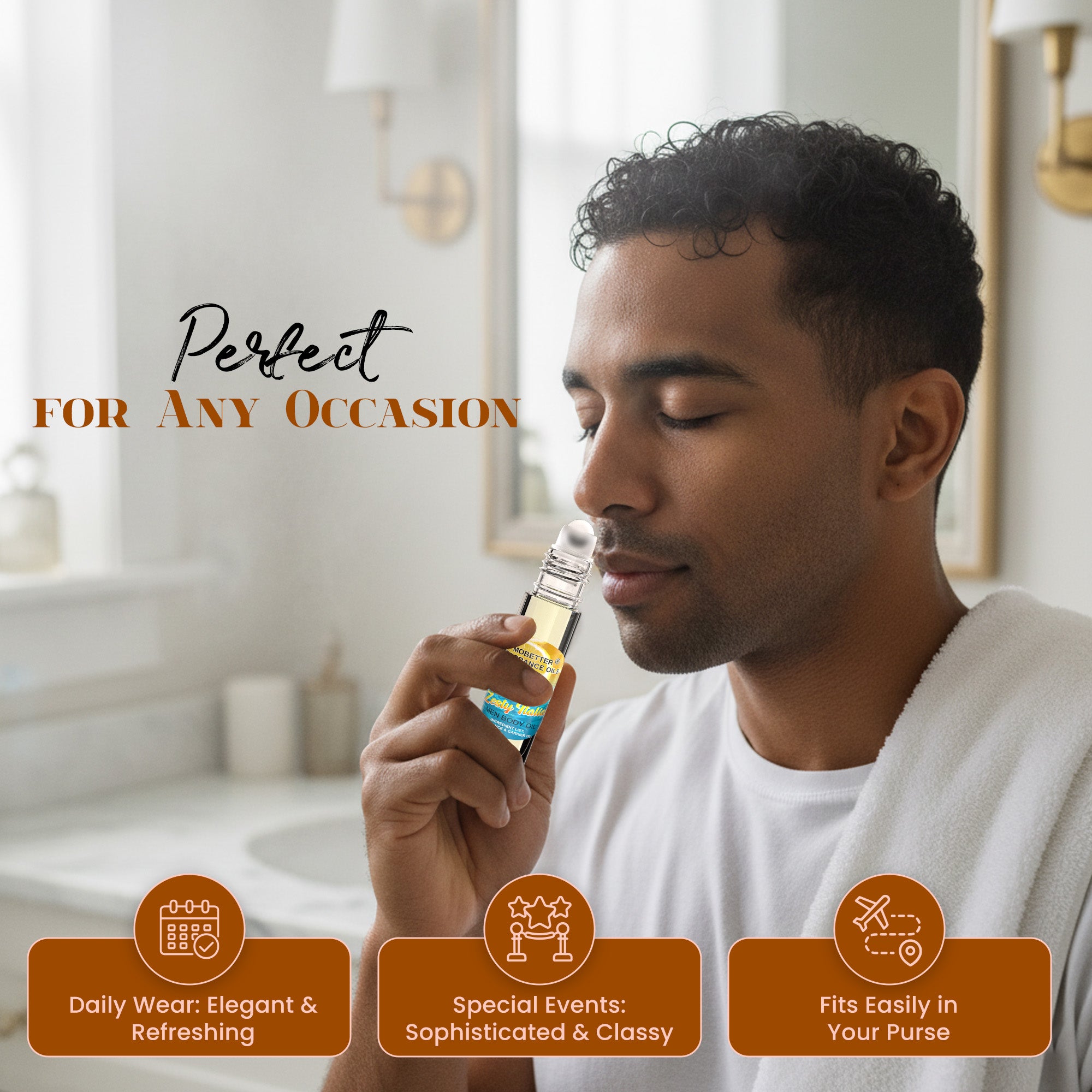 Image of Hues of Blue Light Zesty Italian Perfume Body Oil
