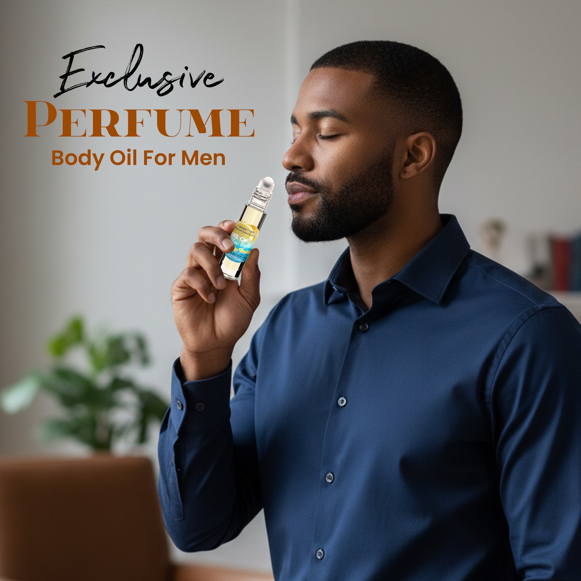 Image of Hues of Blue Light Zesty Italian Perfume Body Oil