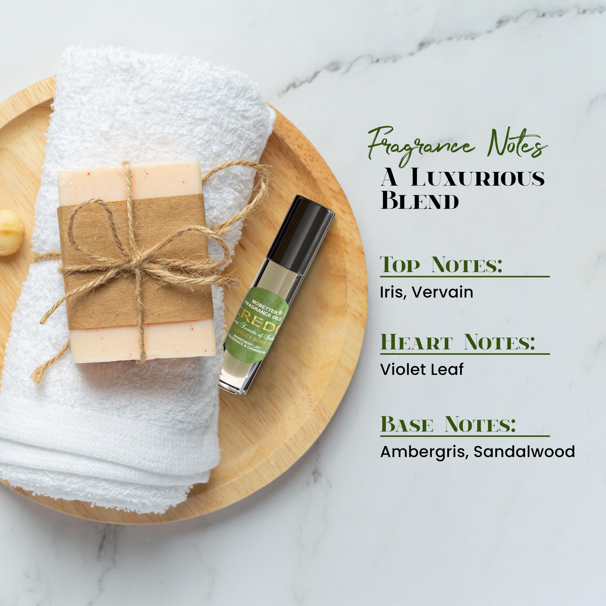 Image of Credo Green Tweeds of Ireland Perfume Body Oil