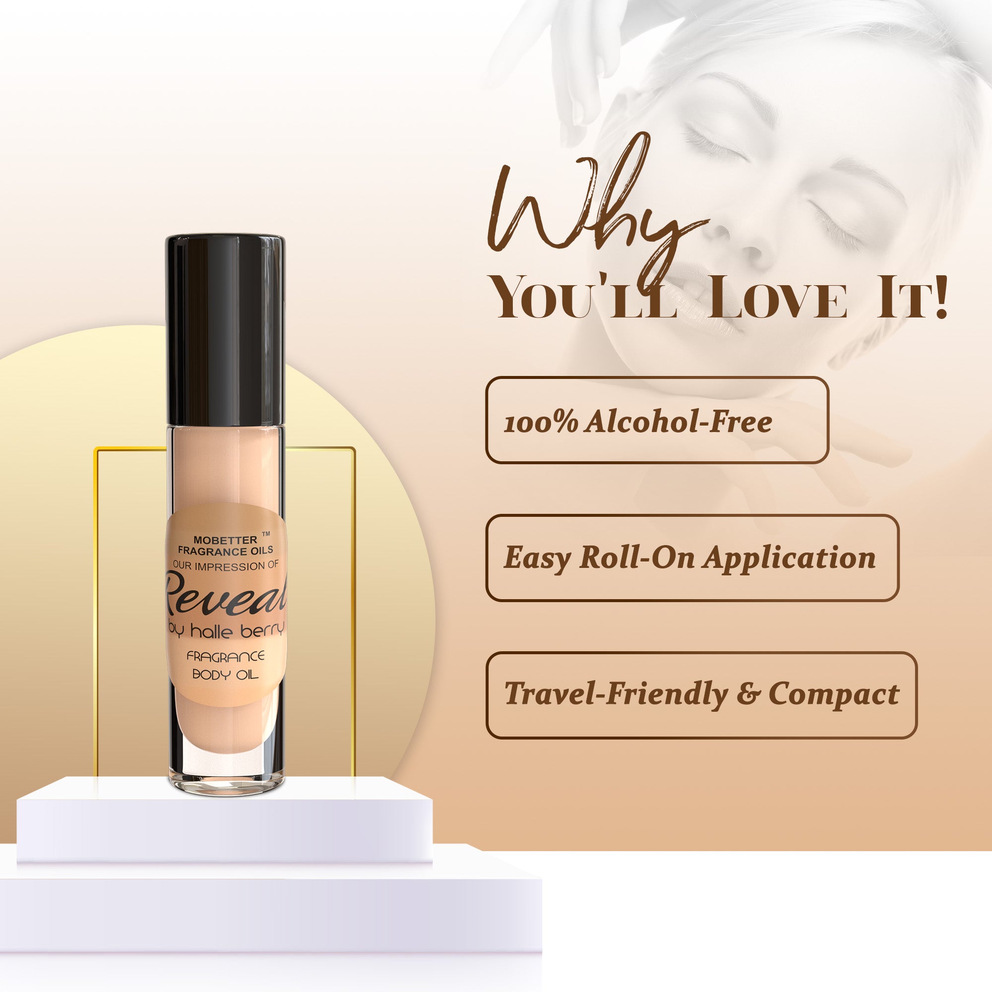Image of Reveal By Halle Berry Perfume Body Oil