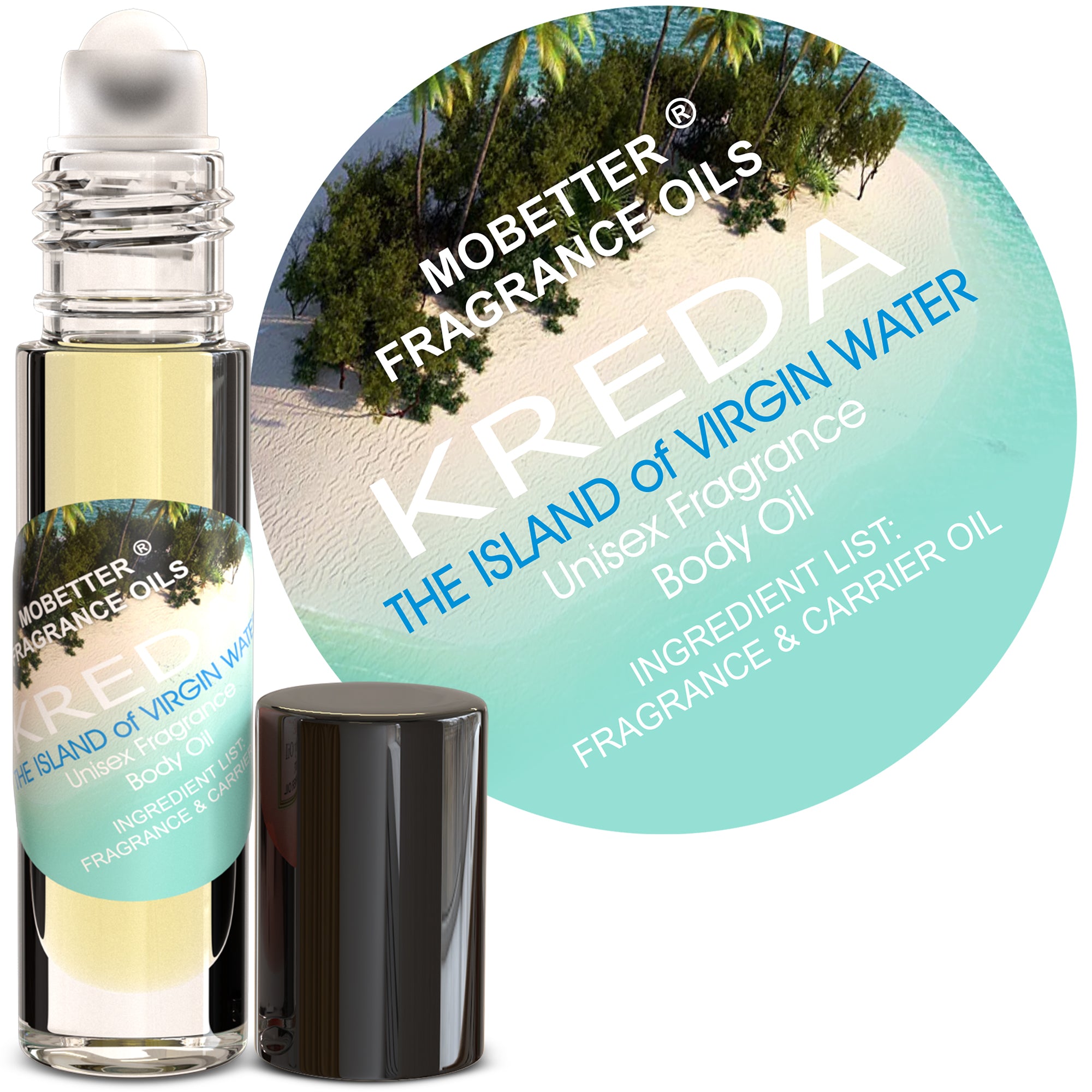 Image of Kreda The Island of Virgin Water Perfume Body Oil