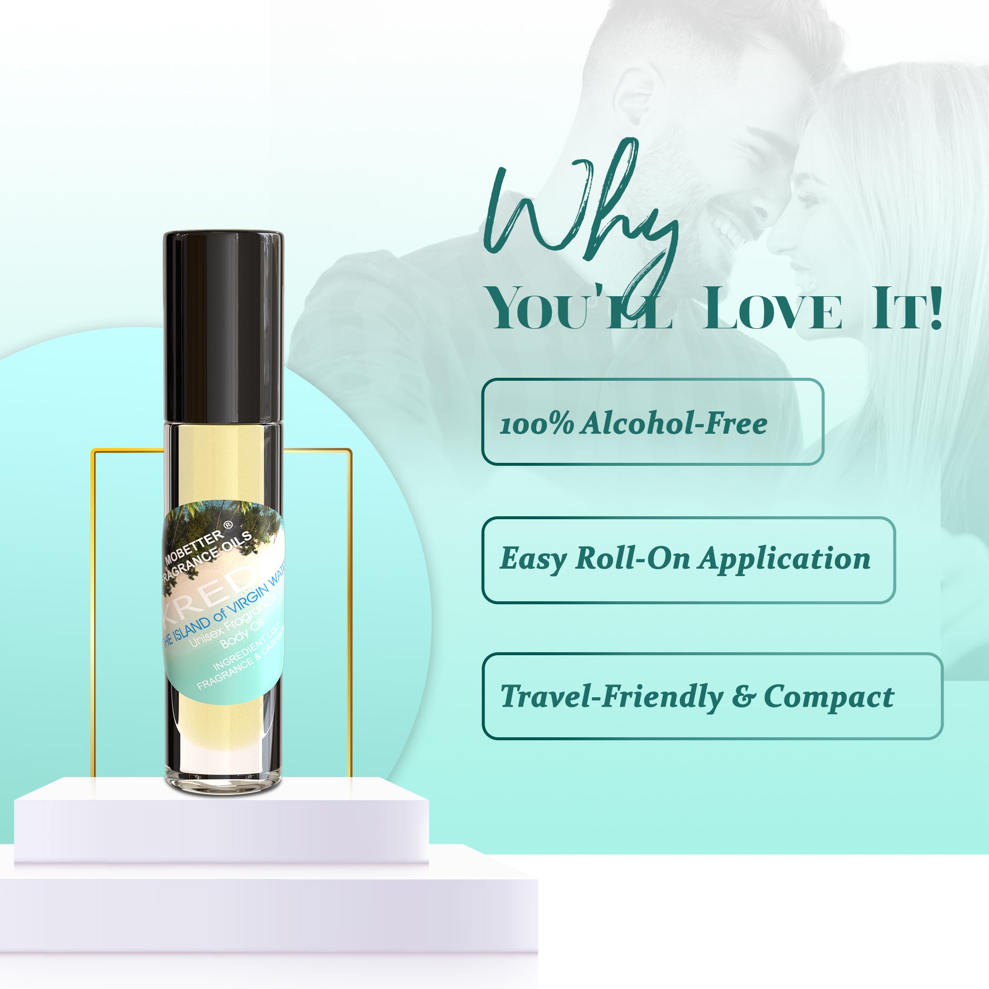 Image of Kreda The Island of Virgin Water Perfume Body Oil