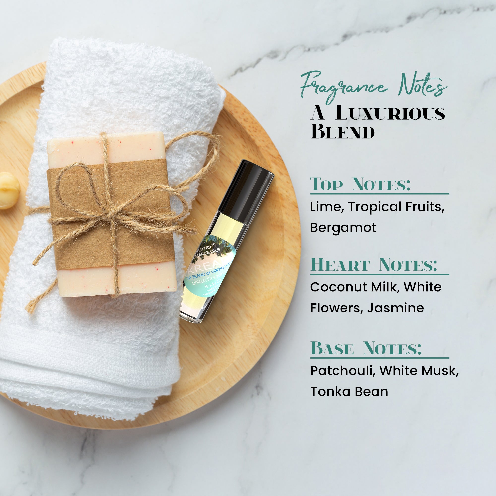 Image of Kread The Island of Virgin Water Perfume Body Oil