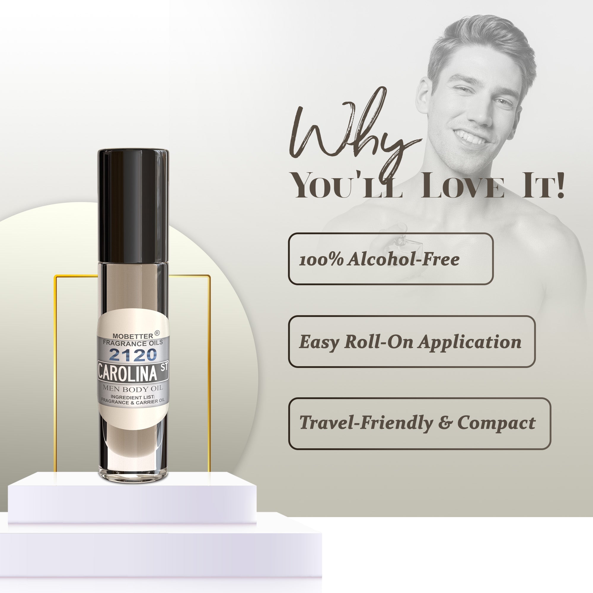 Image of 2120 Carolina Street Men Perfume Body Oil