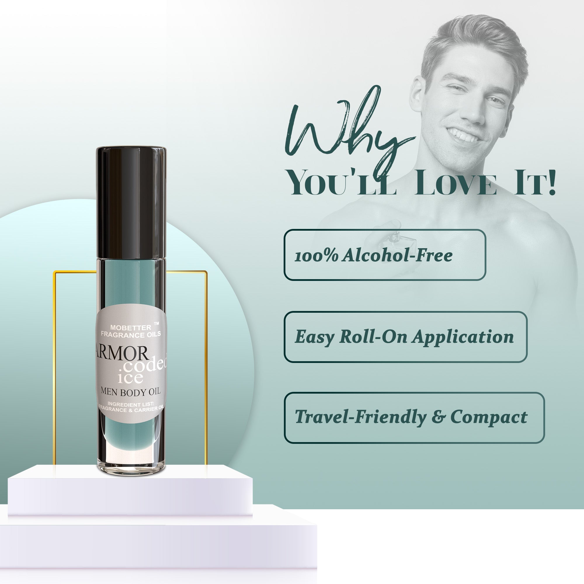 Image of Armor Coded Ice Perfume Body Oil