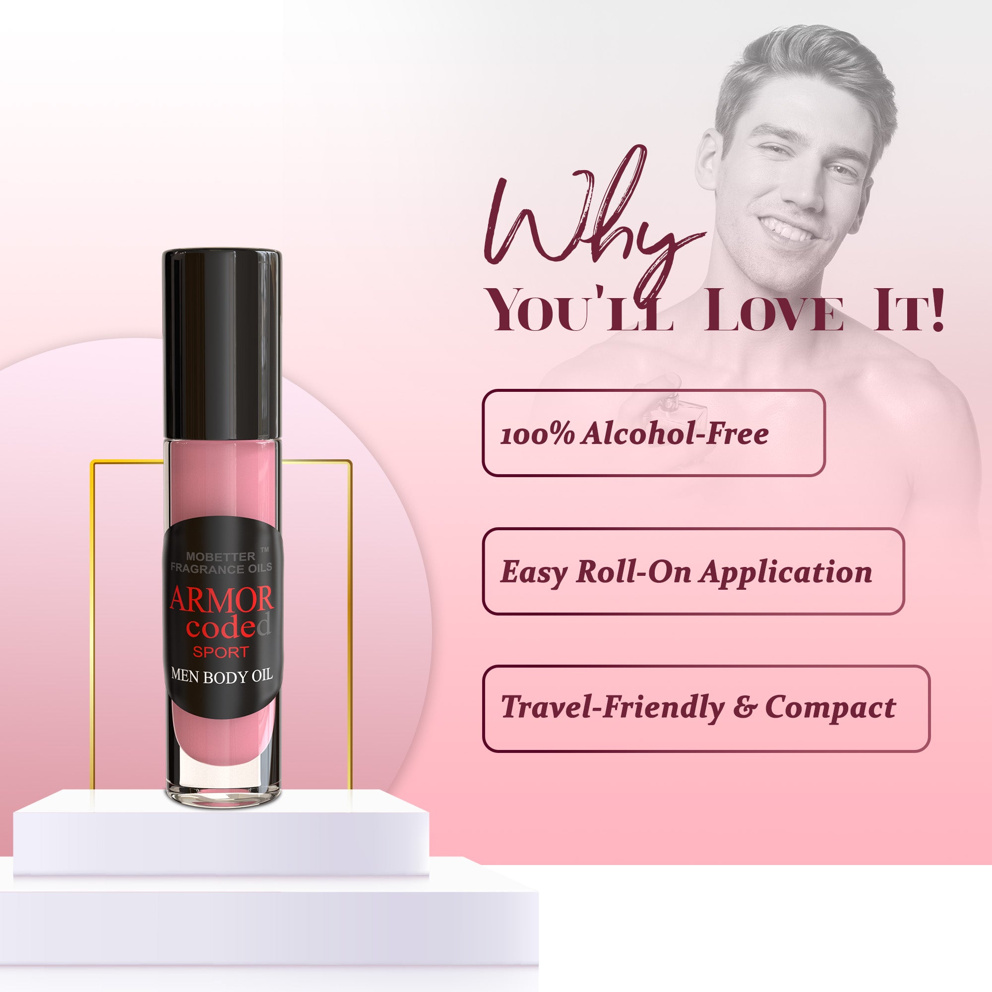 Image of Armor Coded Sport Perfume Body Oil