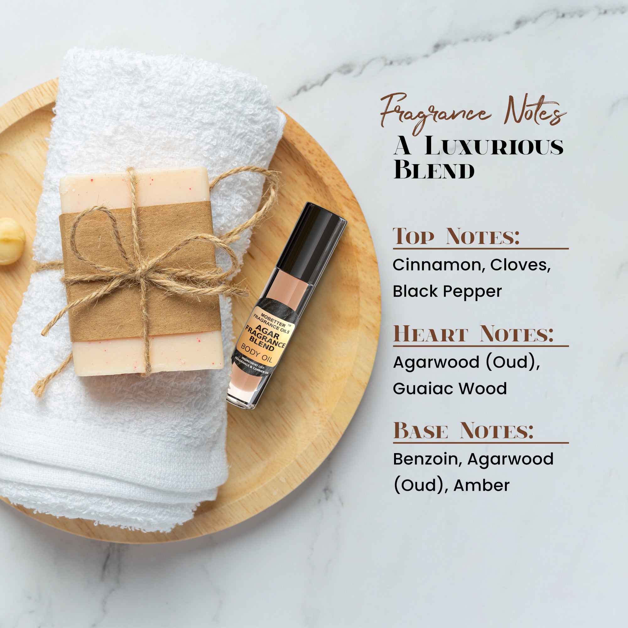 Image of Agar Fragrance Blend Perfume Body Oil
