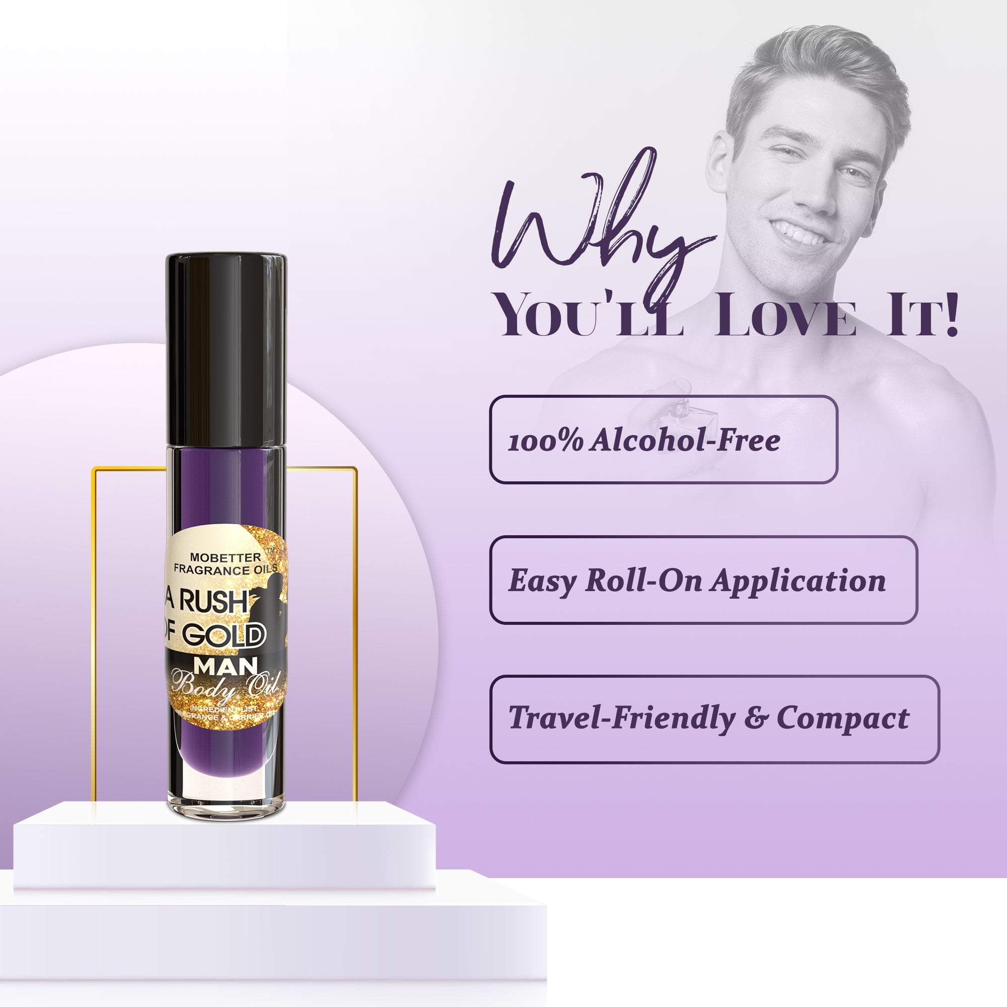 Image of A Rush of Gold Perfume Body Oil