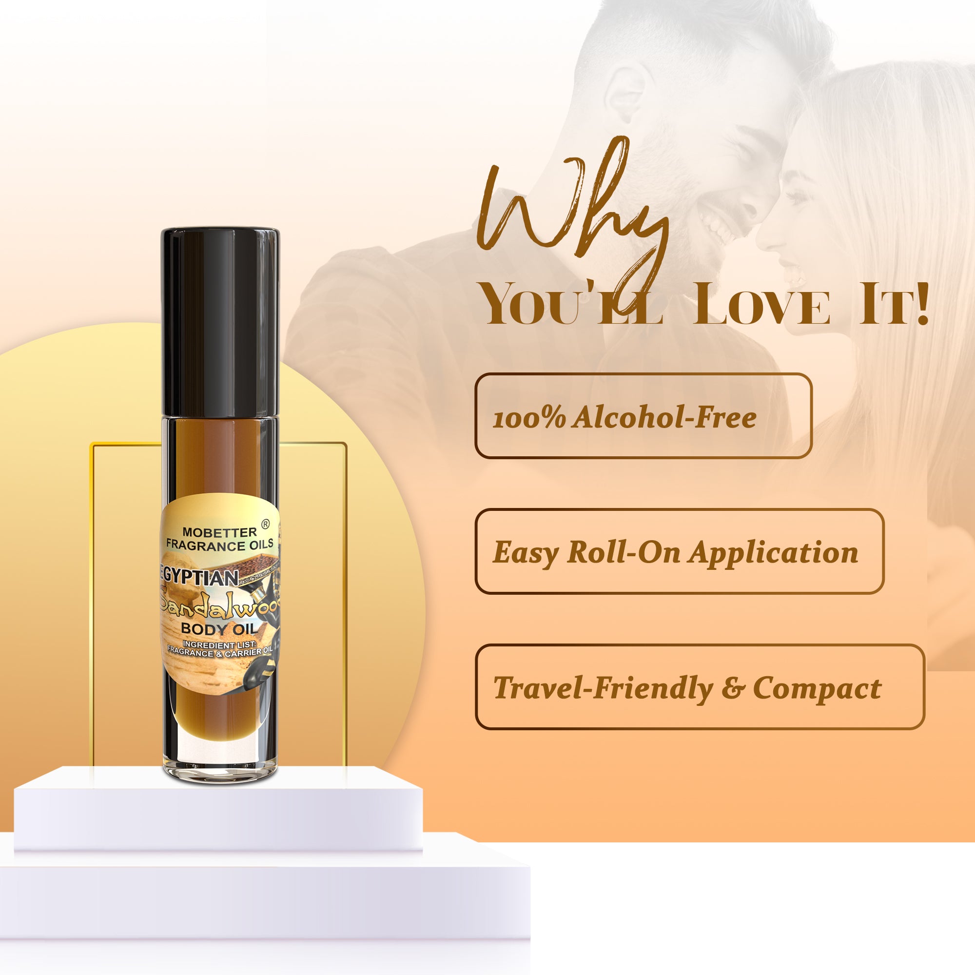 Image of Egyptian Sandalwood Perfume Body Oil