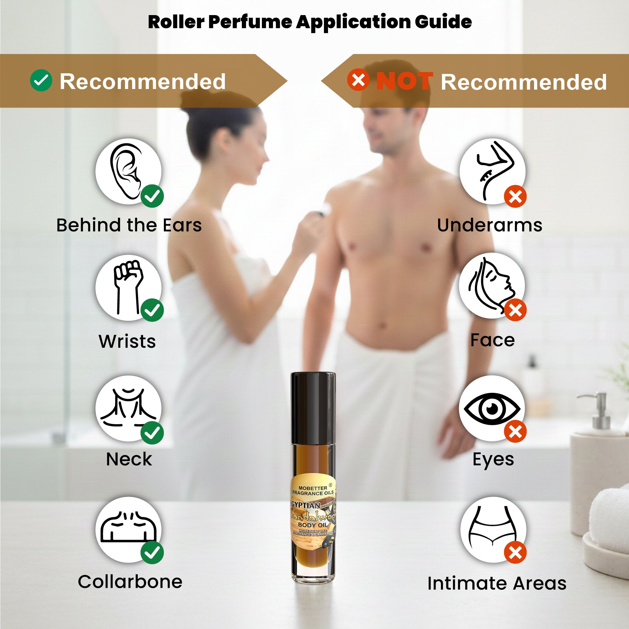 Image of Egyptian Sandalwood Perfume Body Oil