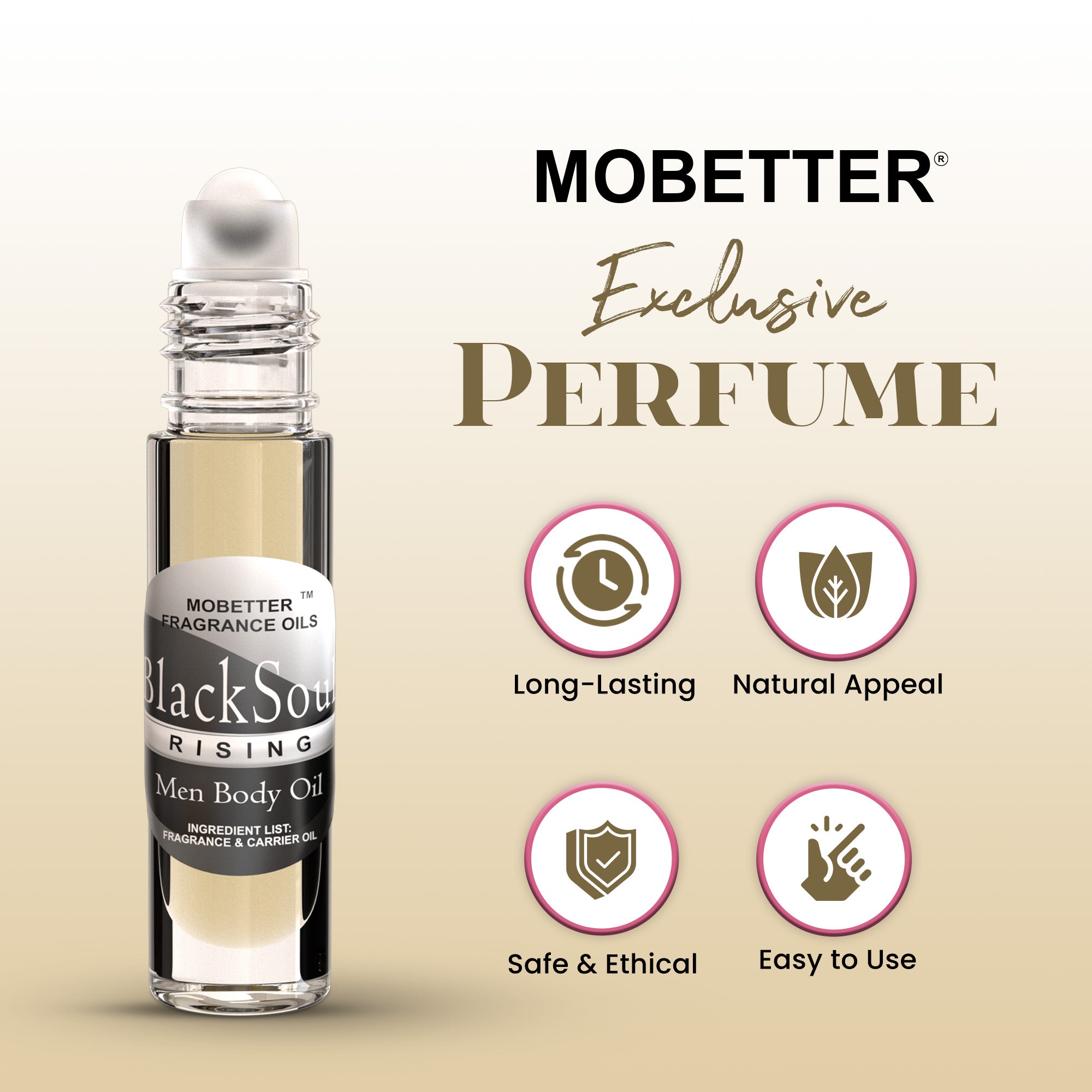 Image of Black Soul Rising Perfume Body Oil
