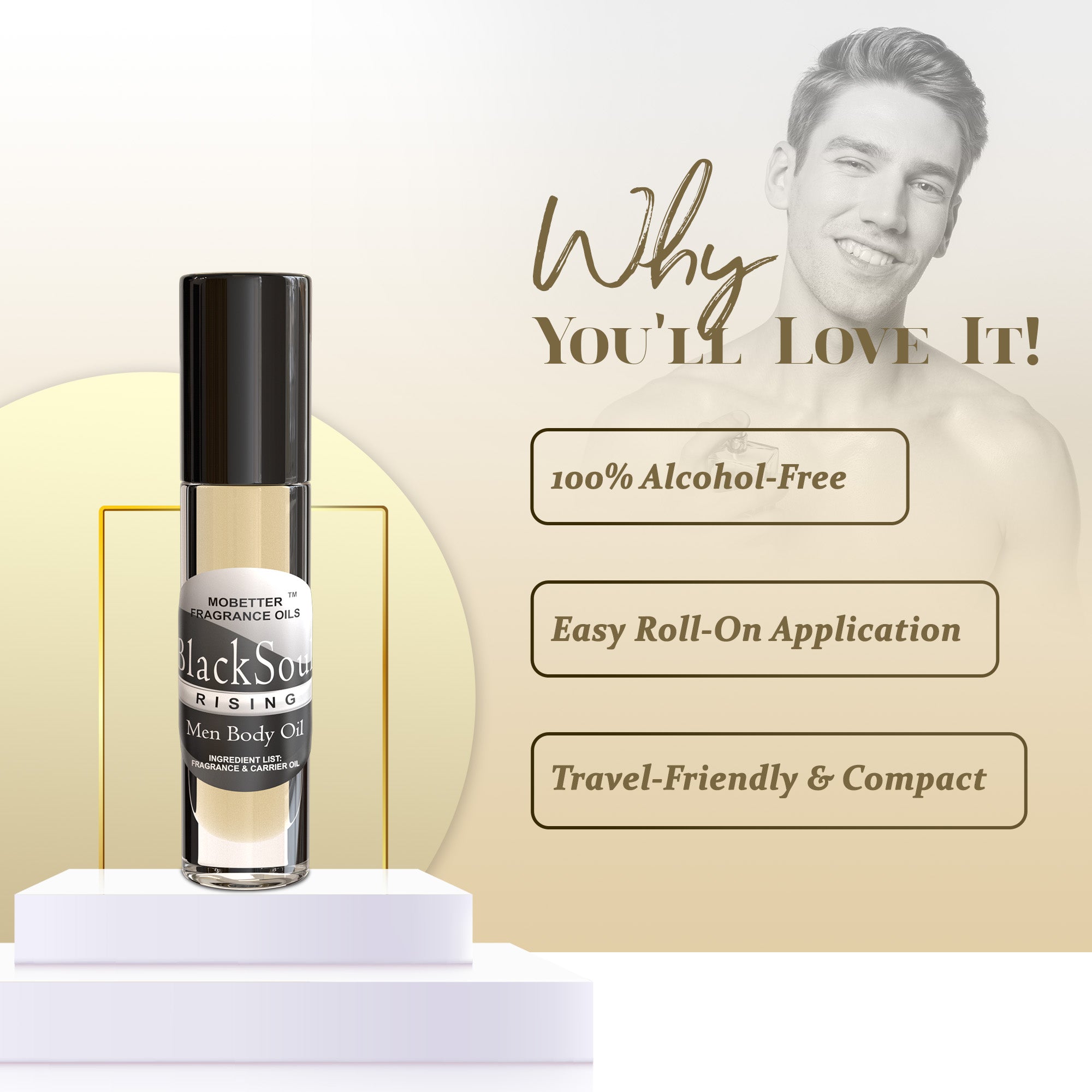 Image of Black Soul Rising Perfume Body Oil