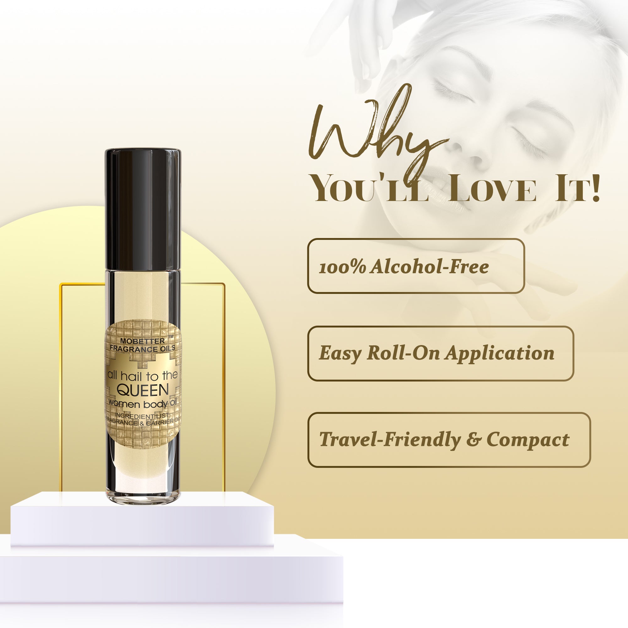 Image of All Hail to The Queen Perfume Body Oil