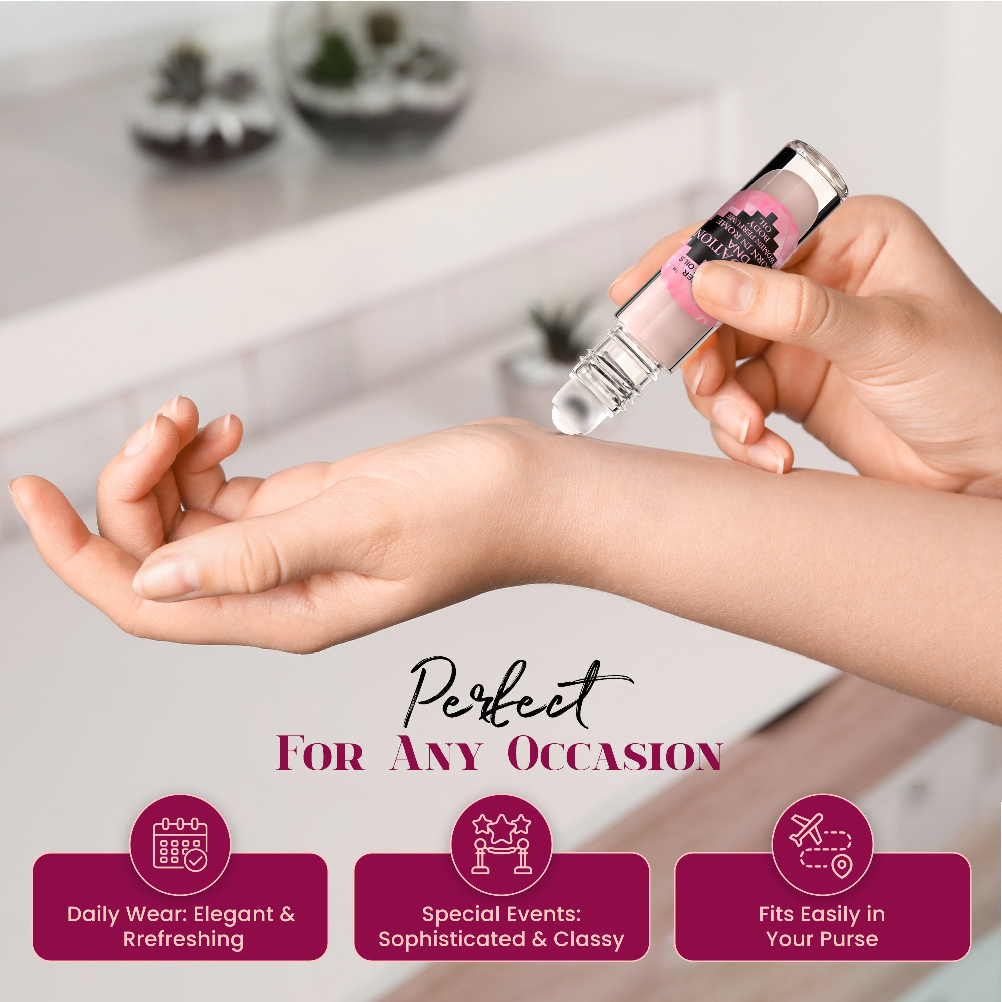 Image of Validation DNA Born in Rome Women Perfume Body Oil