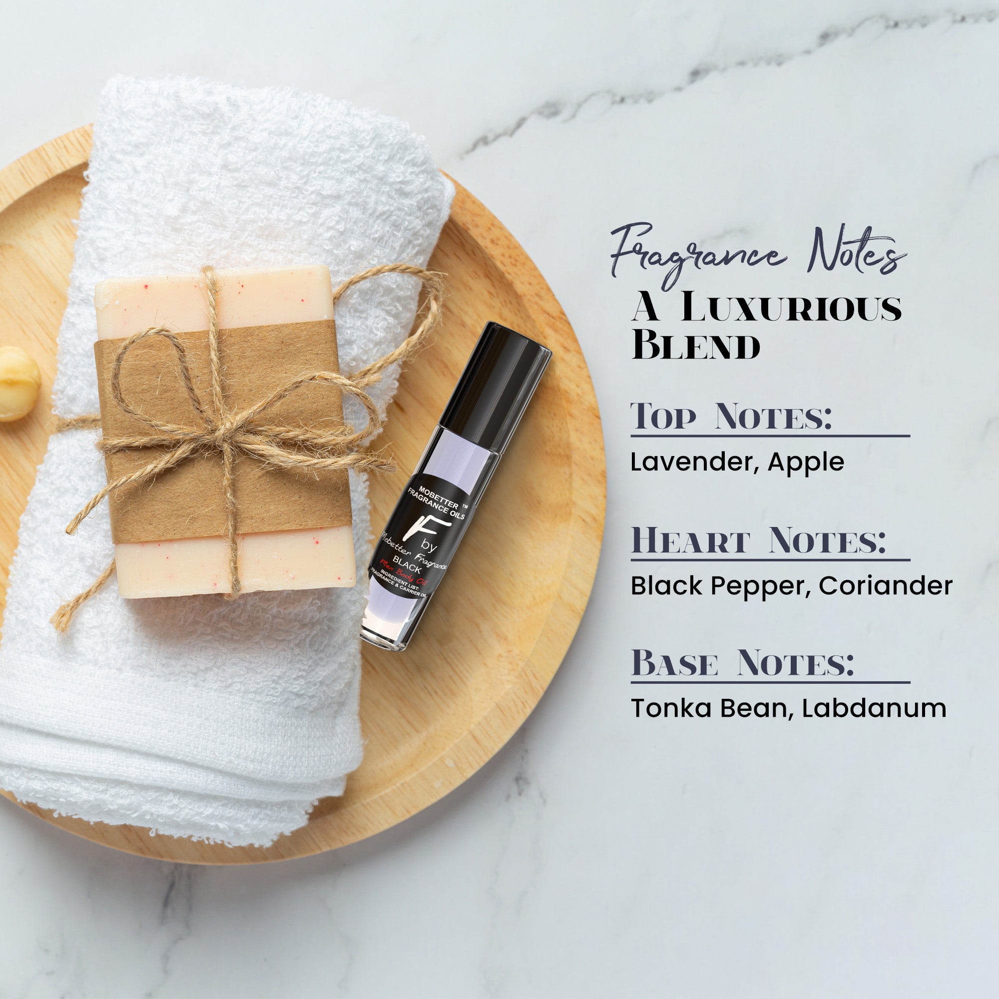 Image of F by Mobetter Fragrance Black Perfume Body Oil