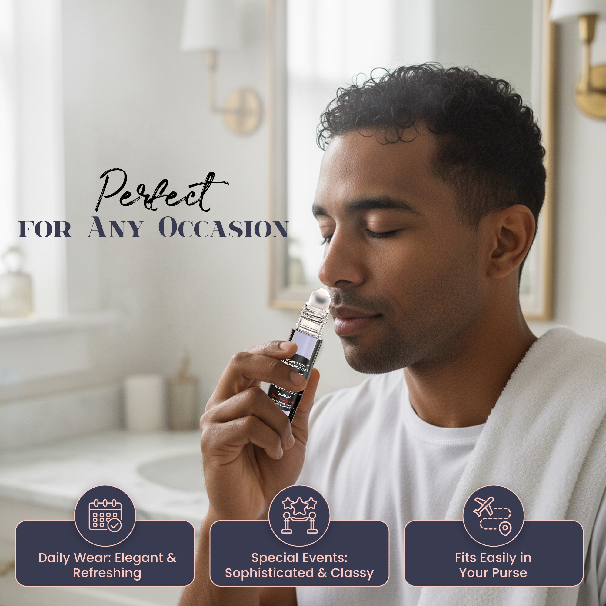 Image of F by Mobetter Fragrance Black Perfume Body Oil