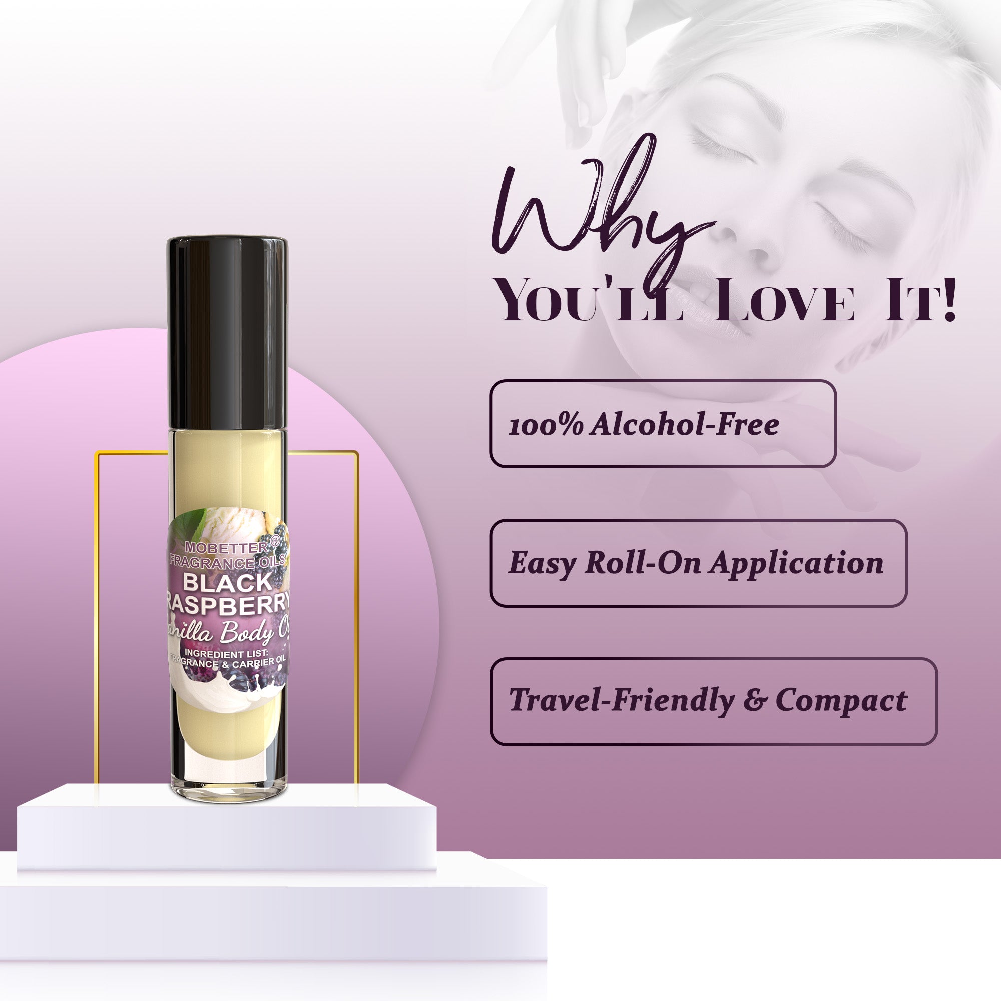 Image of Black Raspberry Vanilla Perfume Body Oil