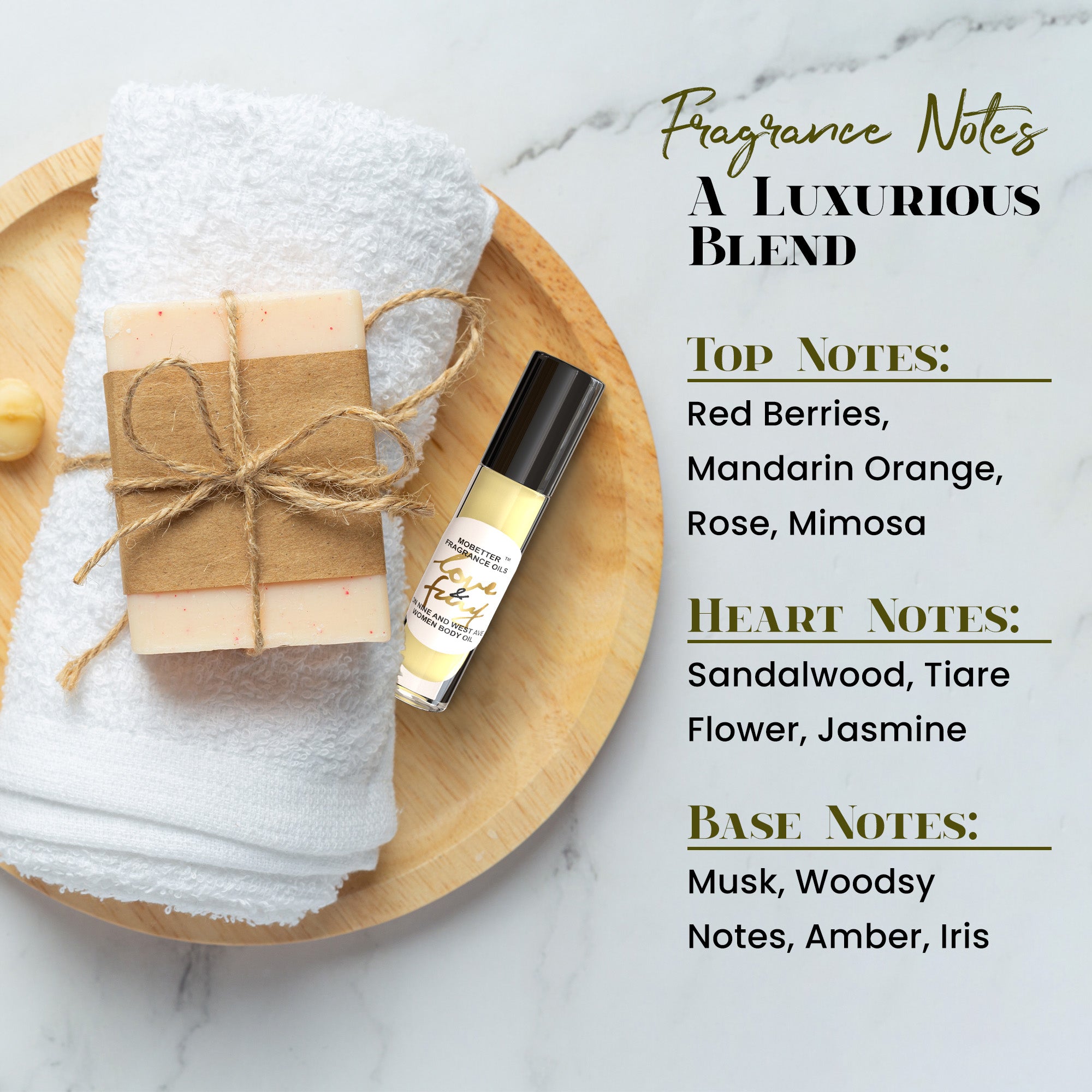 Image of Love and Fury on Nine and West Ave Perfume Body Oil