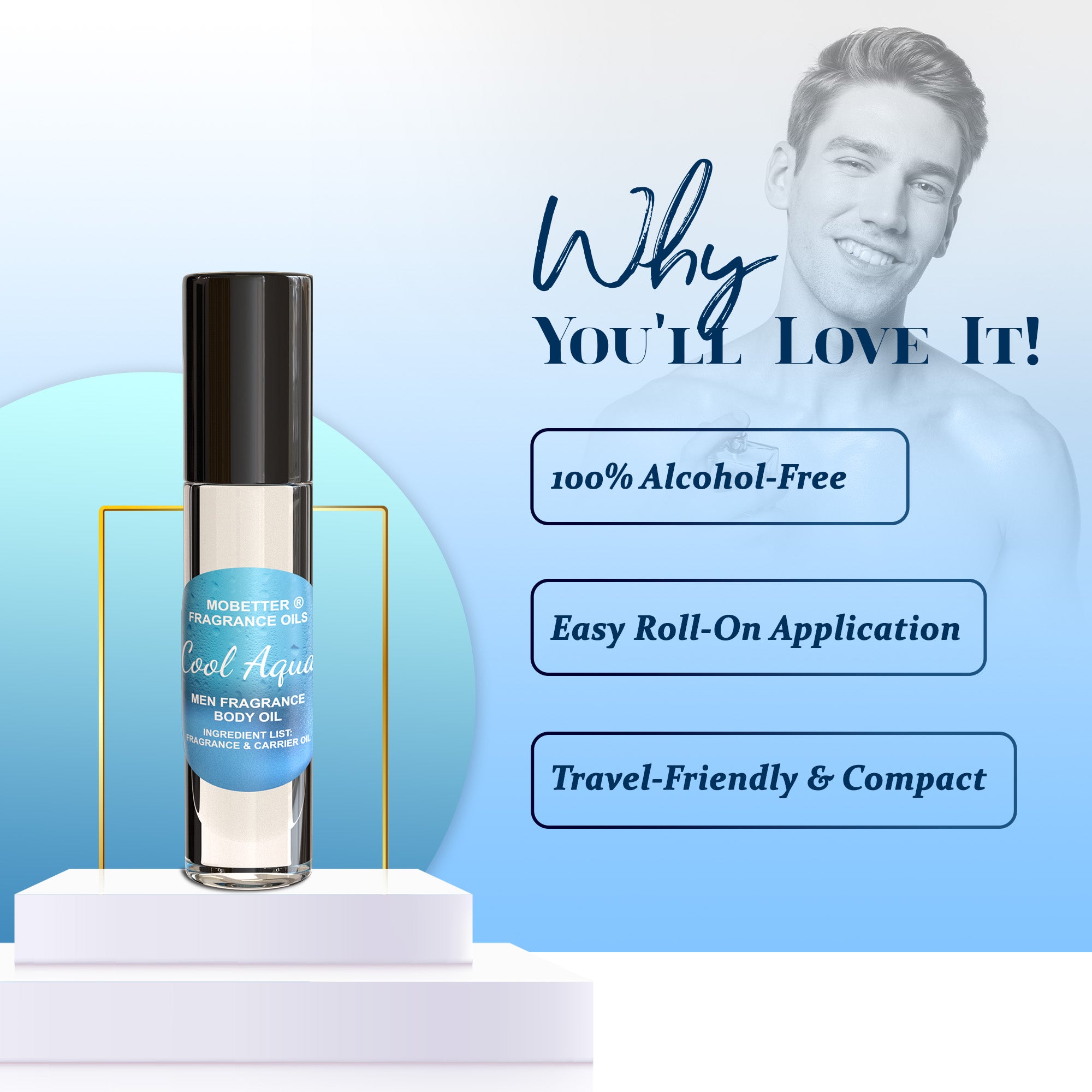 Image of Cool Aqua Perfume Body Oil