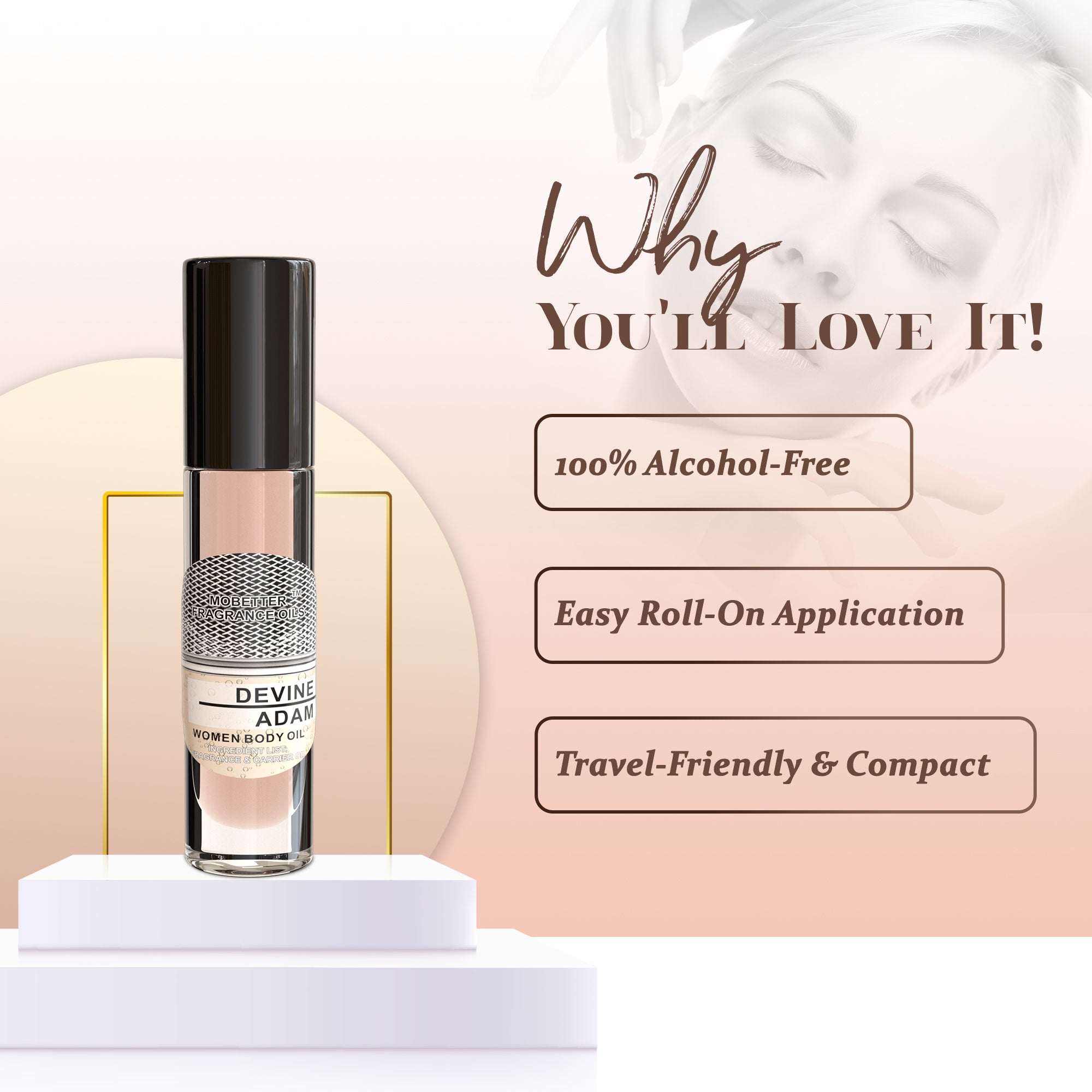 Image of Devine Adam Perfume Body Oil