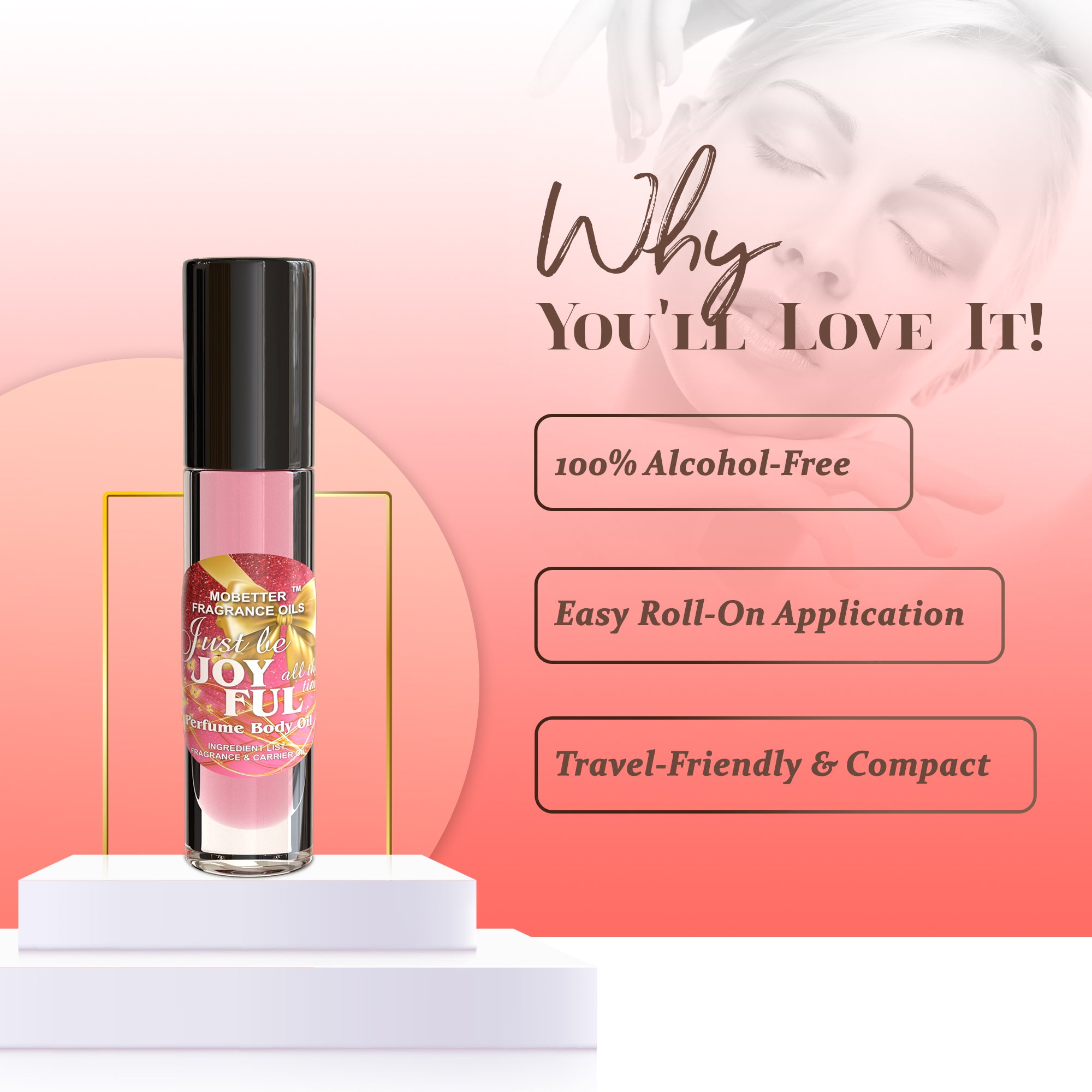 Image of Just Be Joyful All The Time Perfume Body Oil
