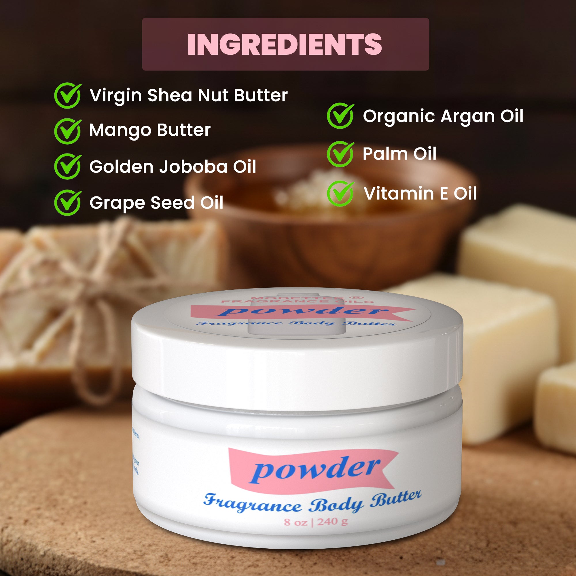 Image of Powder Body Butter & Body Oil Set