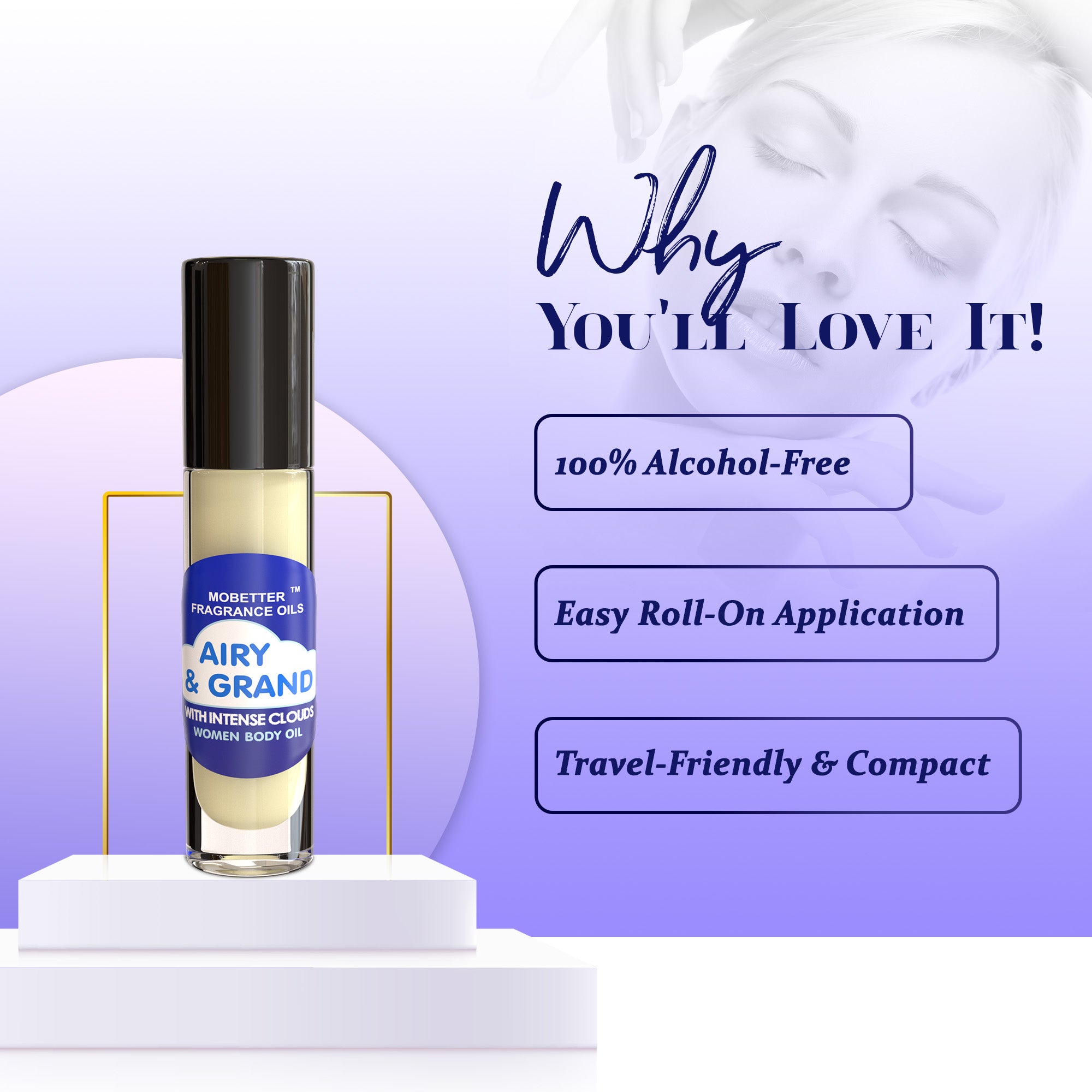 Image of Airy & Grand with Intense Clouds Perfume Body Oil