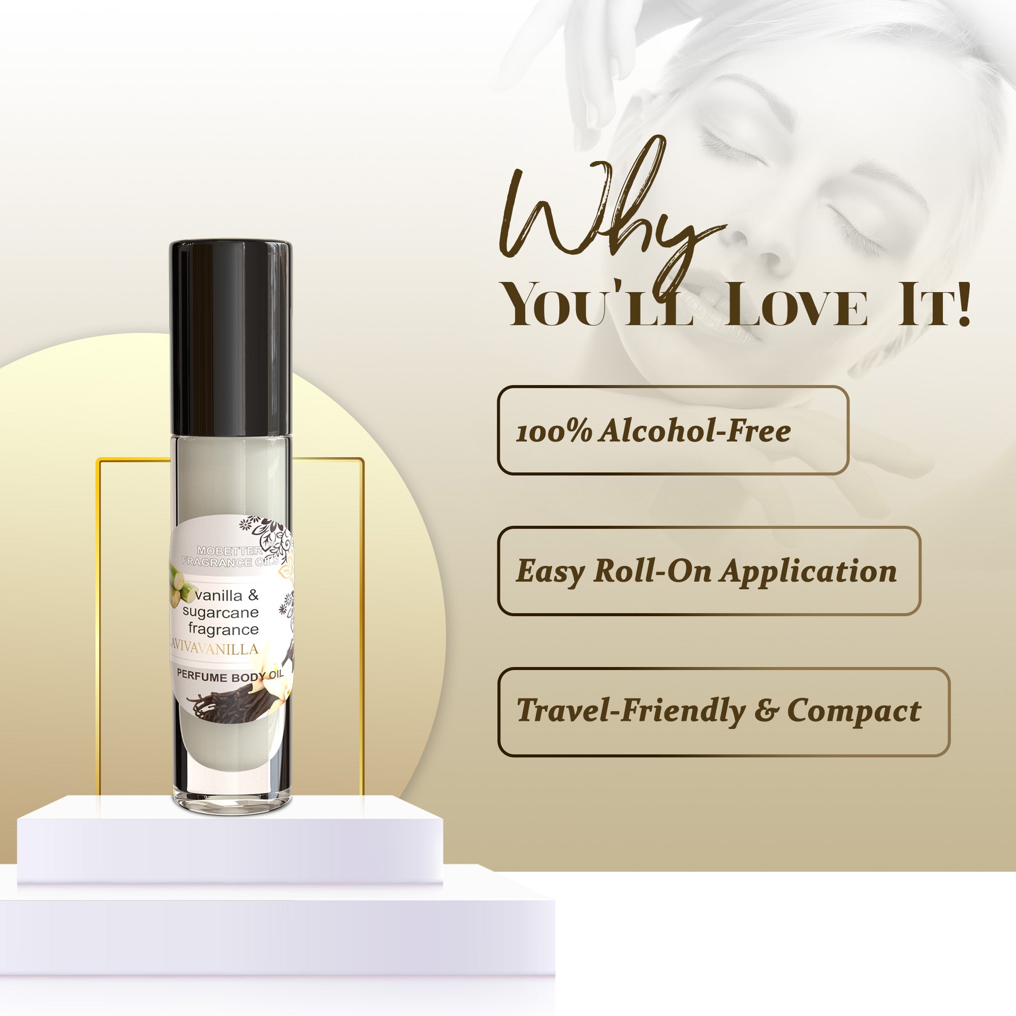Image of Lavivanilla Vanilla & Sugarcane Perfume Body Oil
