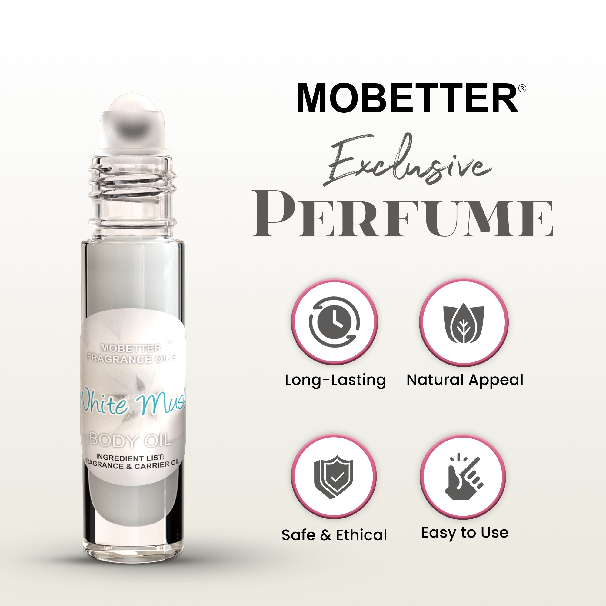 Image of White Musk Perfume Body Oil