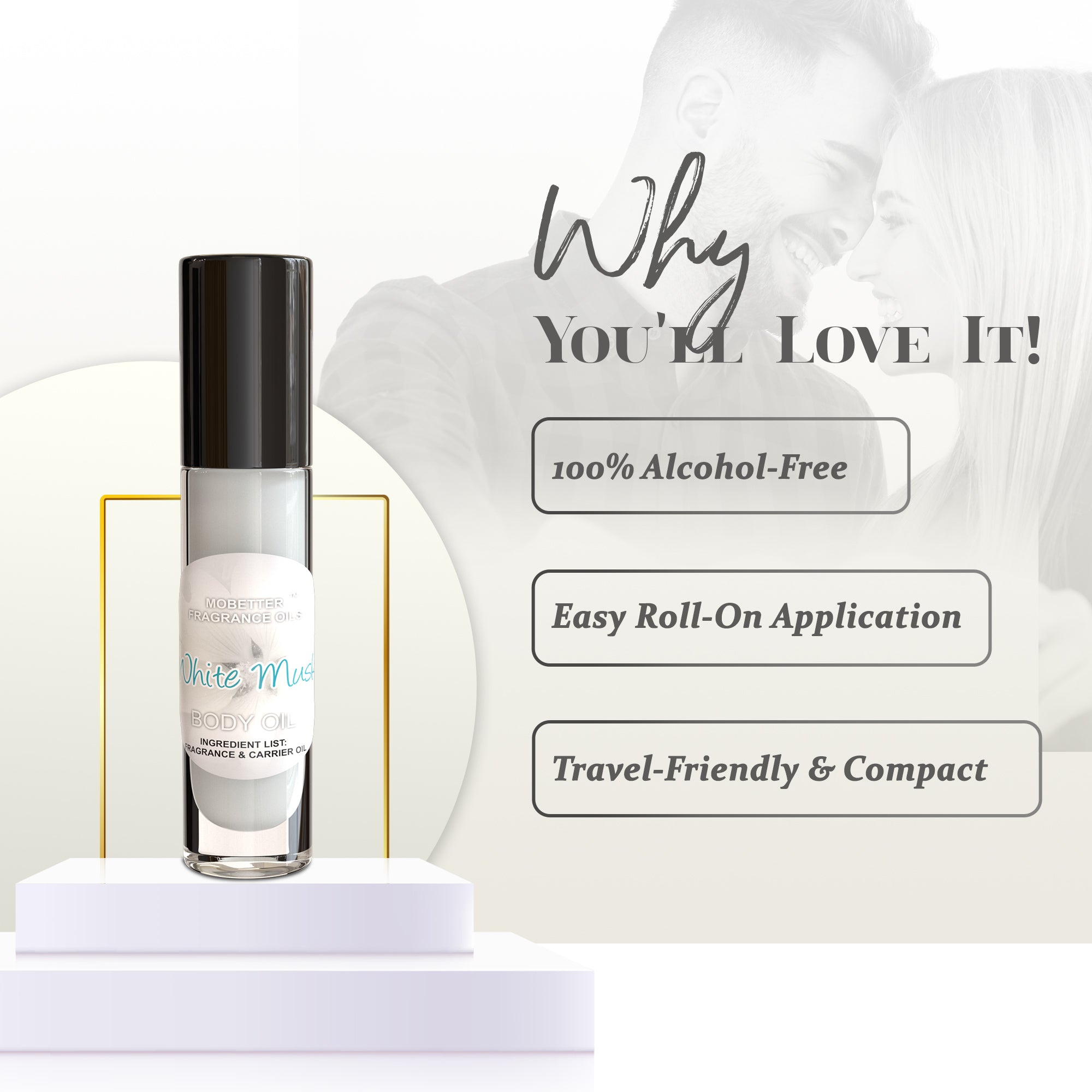 Image of White Musk Perfume Body Oil