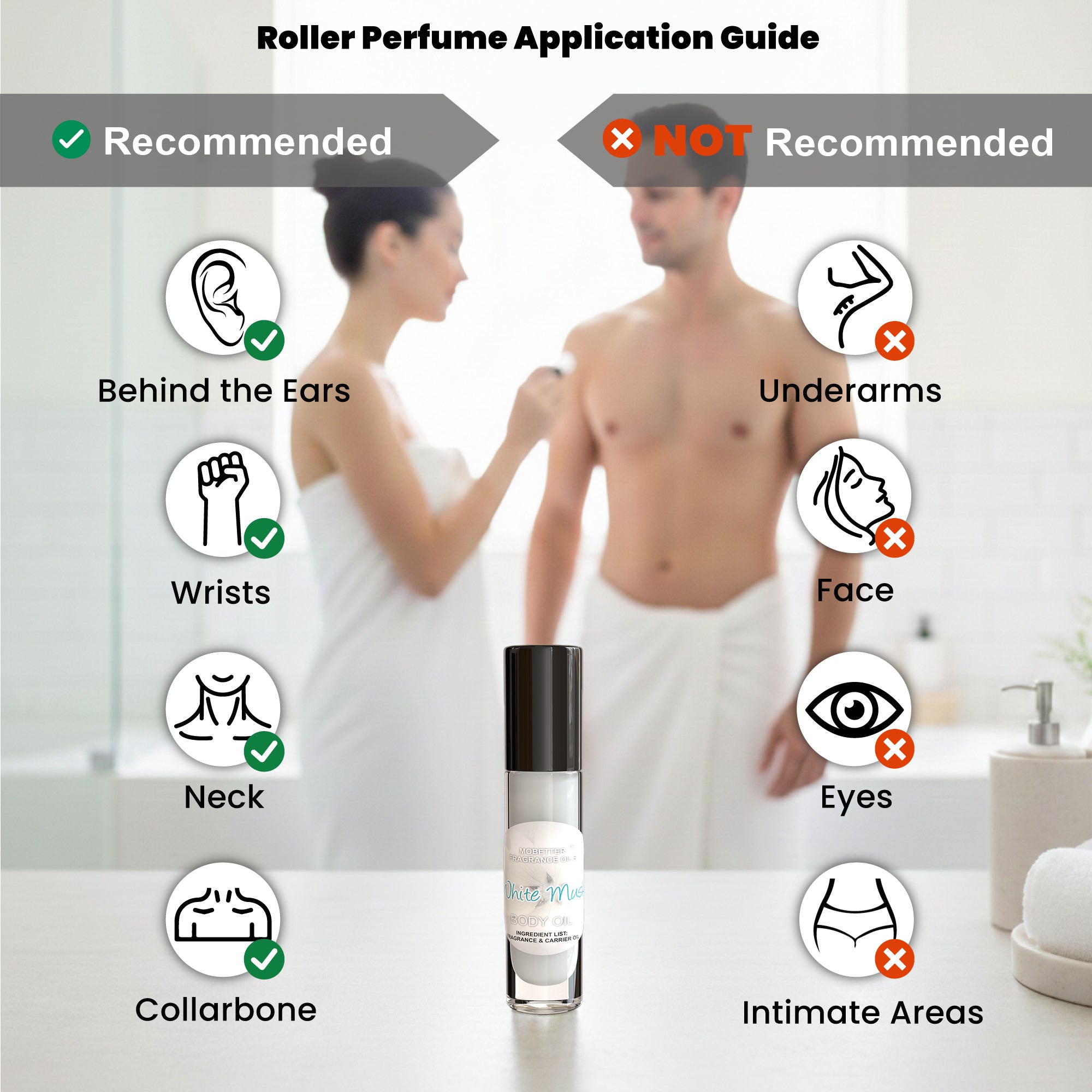 Image of White Musk Perfume Body Oil