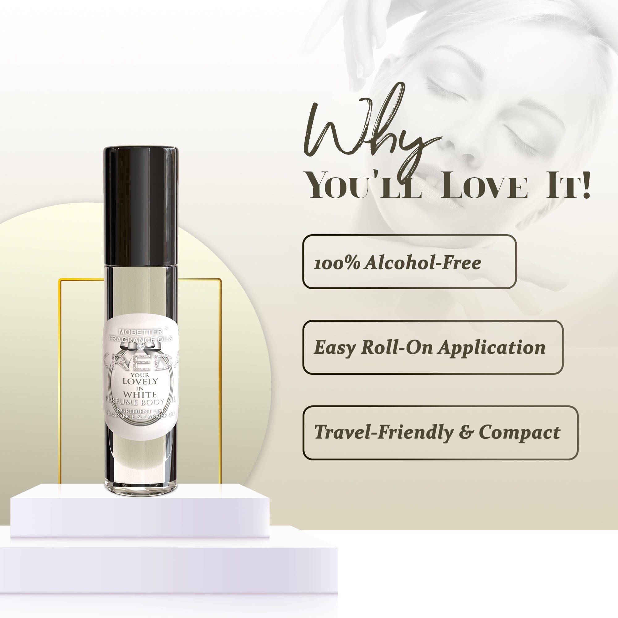 Image of Kreda Your Lovely in White Perfume Body Oil