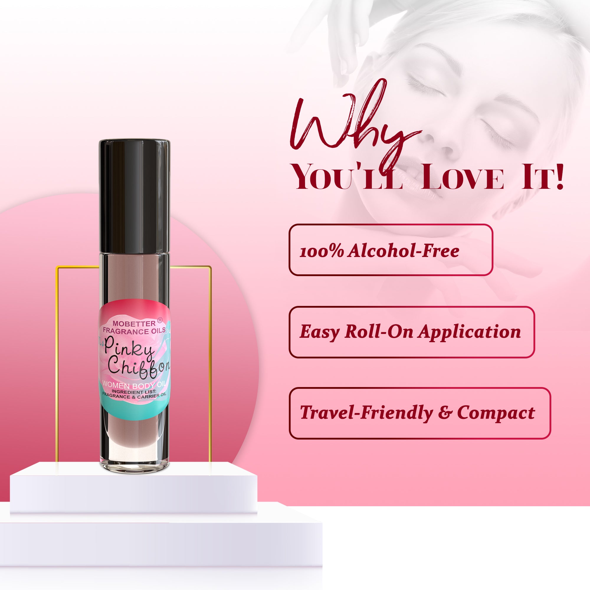 Image of Ms Pinky Chiffon Perfume Body Oil
