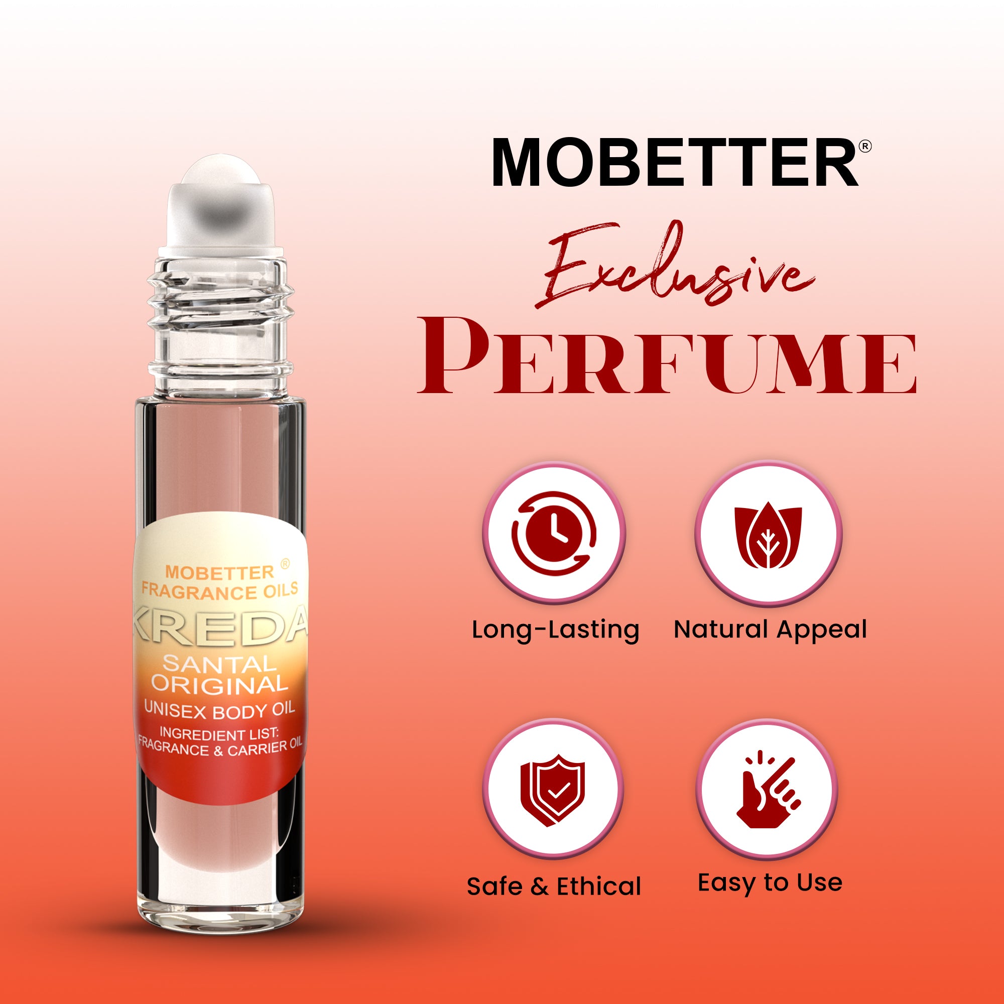 Image of Kreda Santal Original Perfume Body Oil