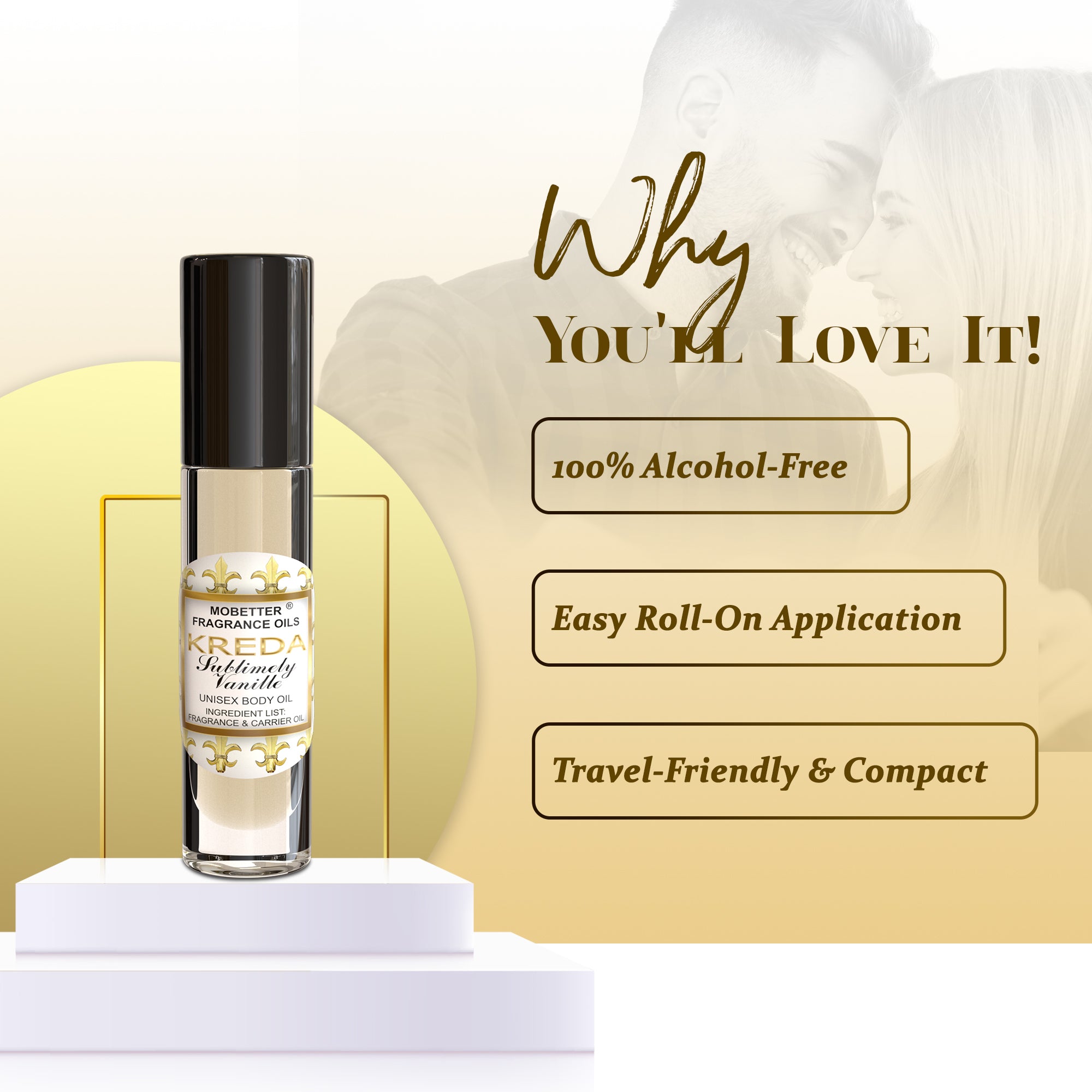 Image of Kreda Sublimely Vanille Perfume Body Oil