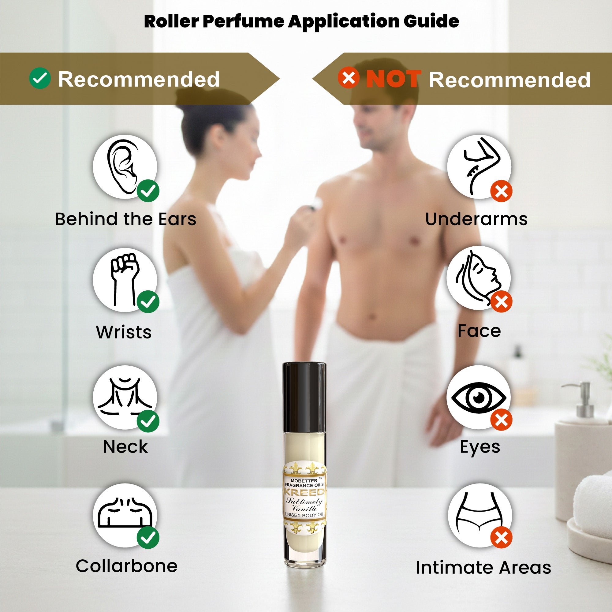 Image of Kreed Sublimely Vanille Perfume Body Oil