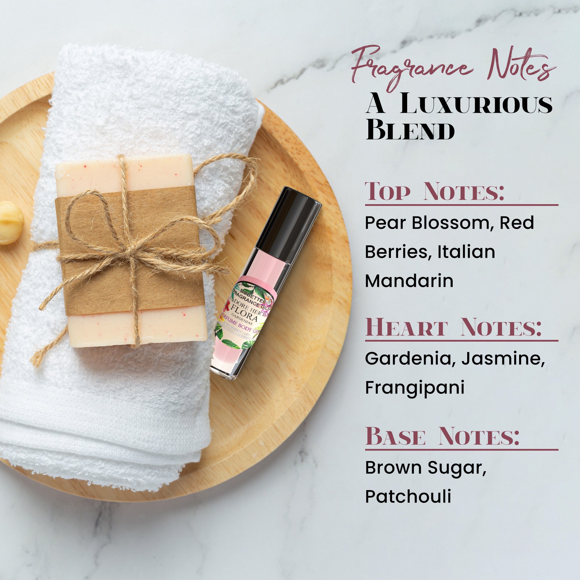 Image of I Adore Her In Flora Gardenias Perfume Body Oil