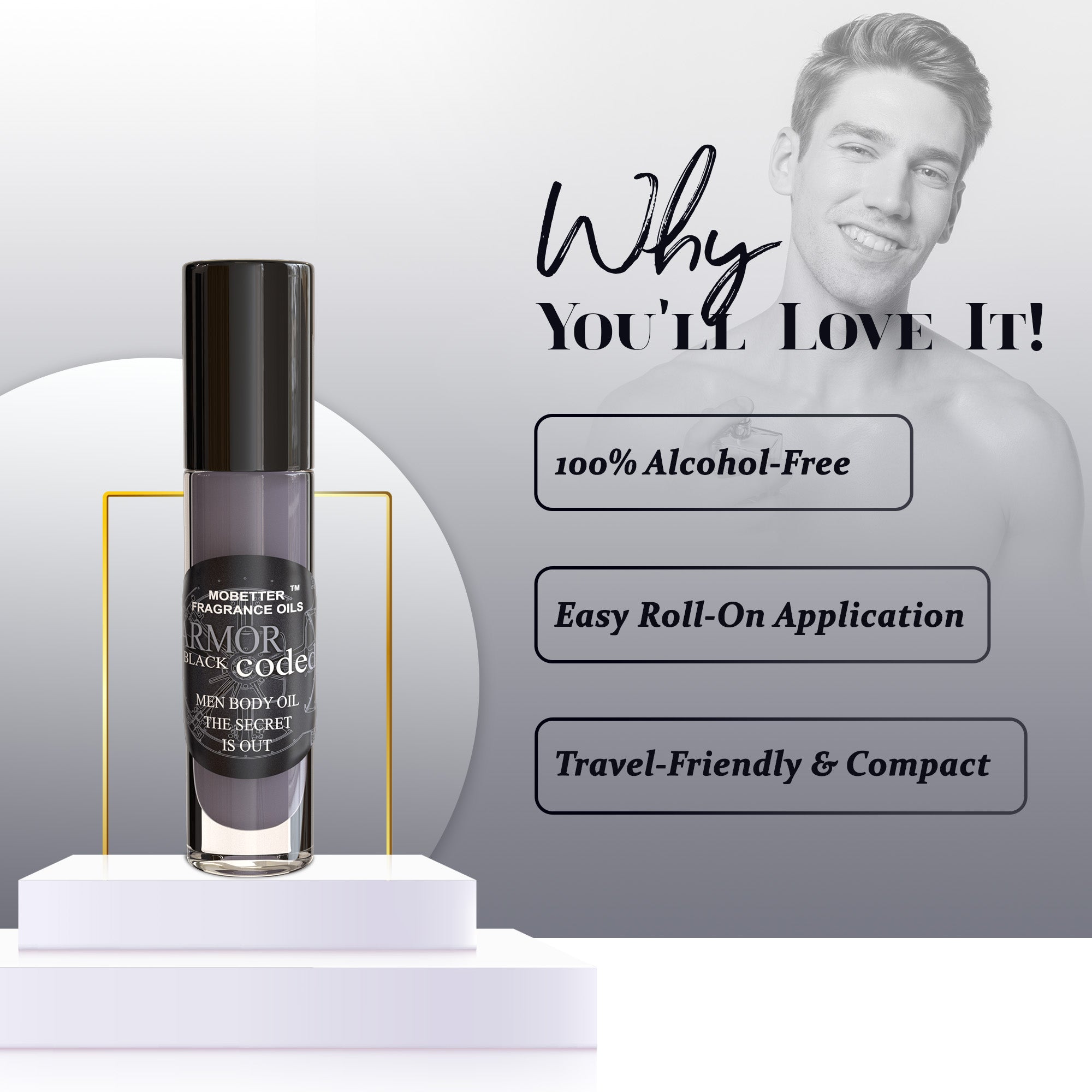 Image of Armor Black Coded Perfume Body Oil