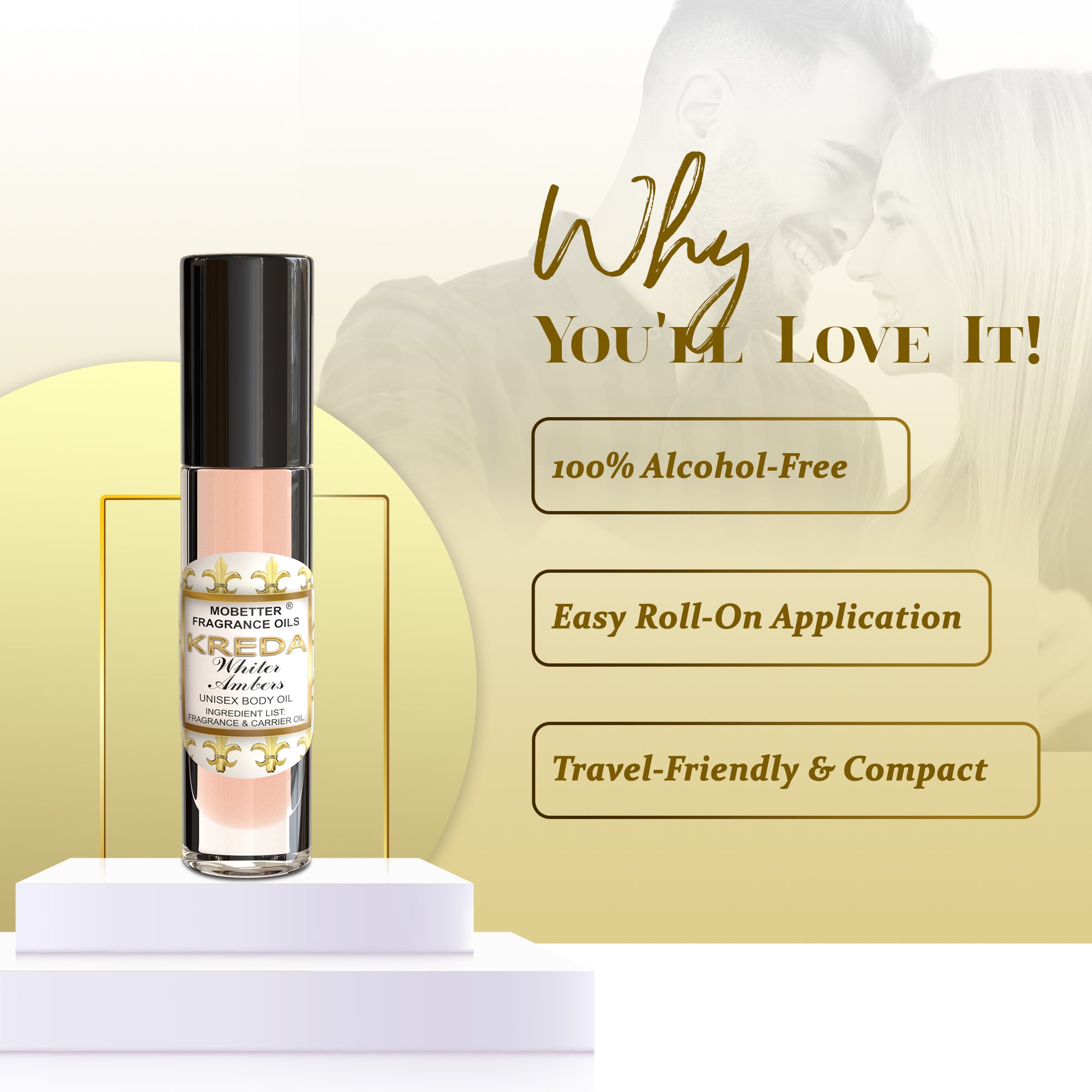 Image of Kreda Whiter Ambers Perfume Body Oil