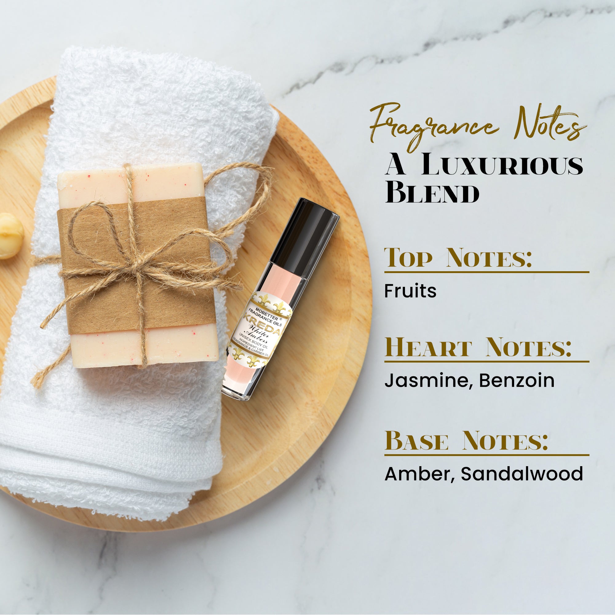 Image of Kreda Whiter Ambers Perfume Body Oil