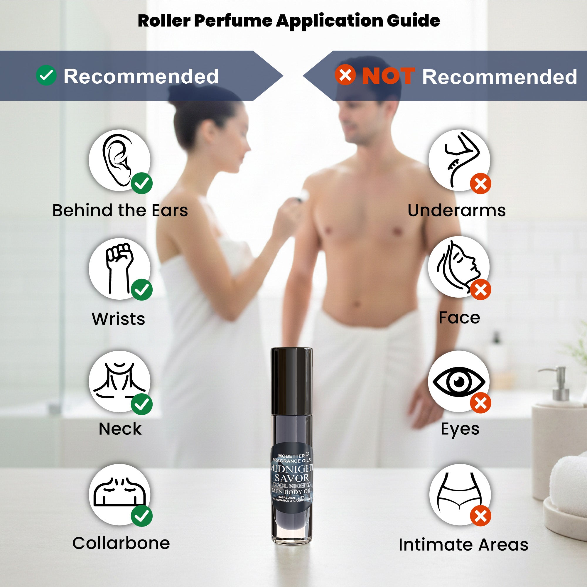 Image of Midnight Savor Cool Nights Perfume Body Oil
